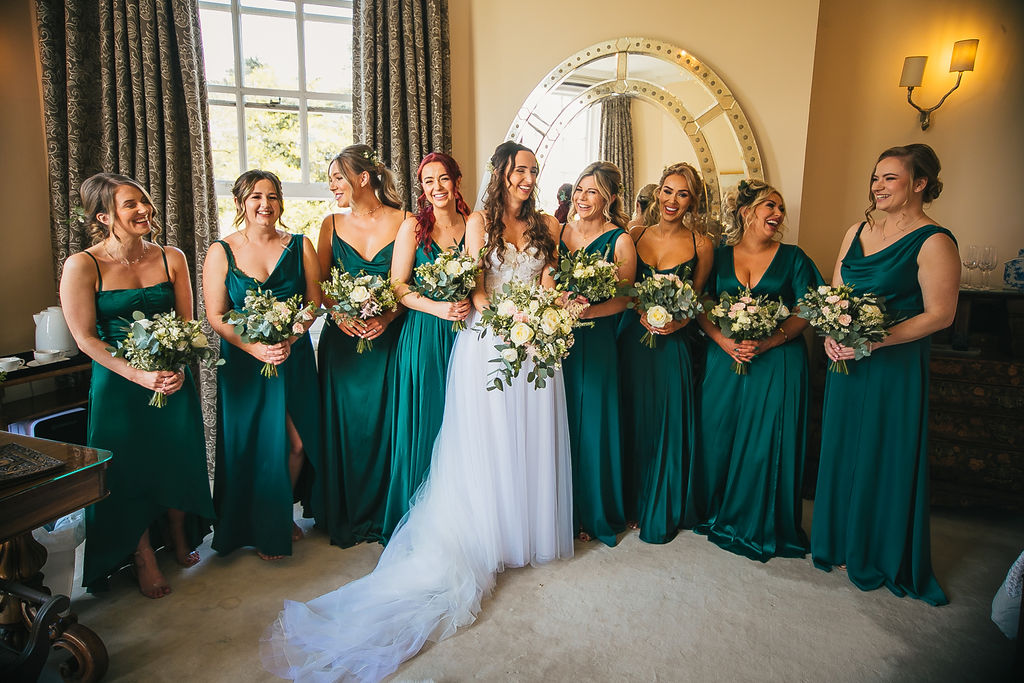 An April Spring wedding at luxury country house wedding venue Iscoyd Park