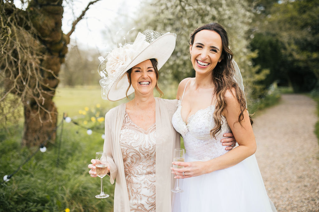 Mother and Daughter Bridal Portraits at Iscoyd Park
