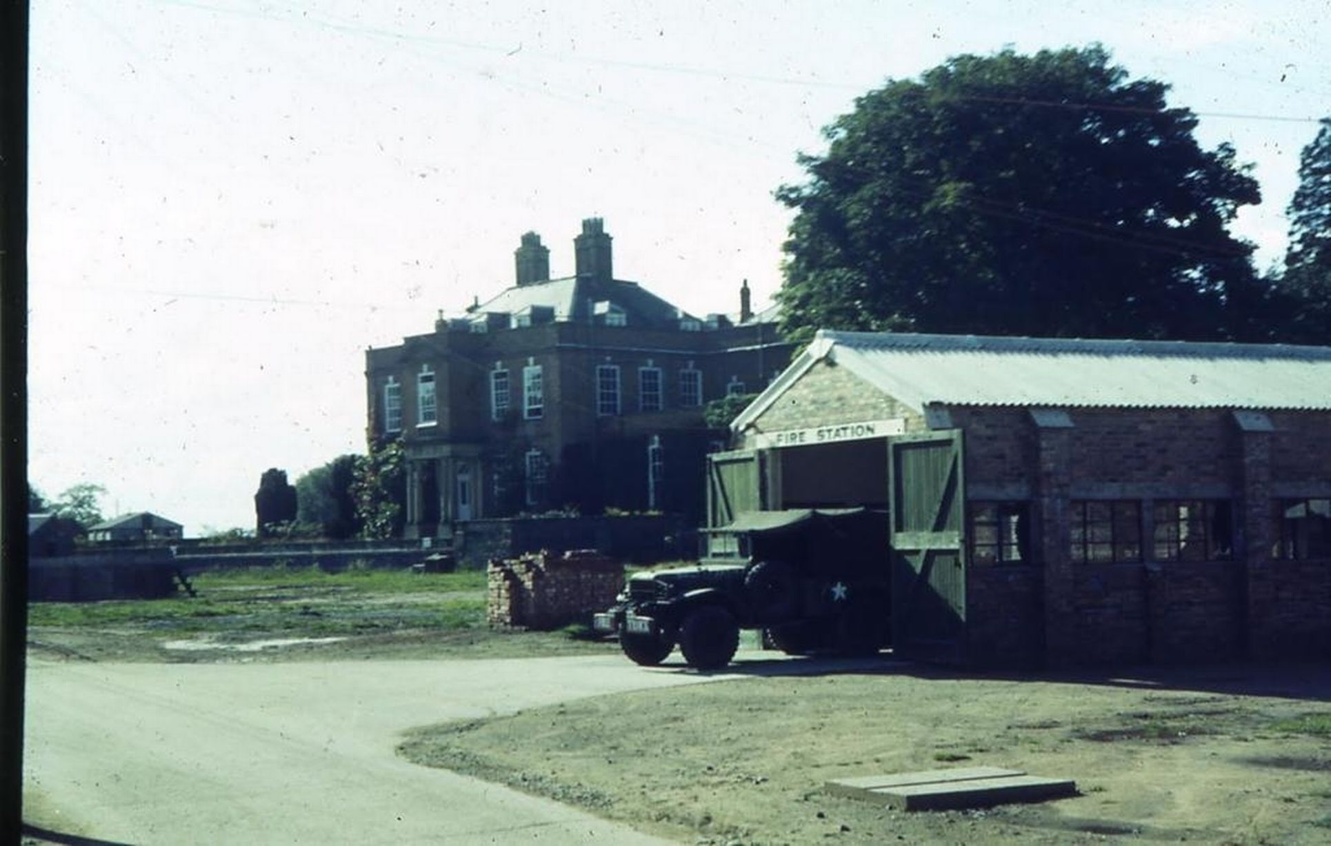 A grand country house in the UK has been taken over by American forces for a hospital during the Second World War