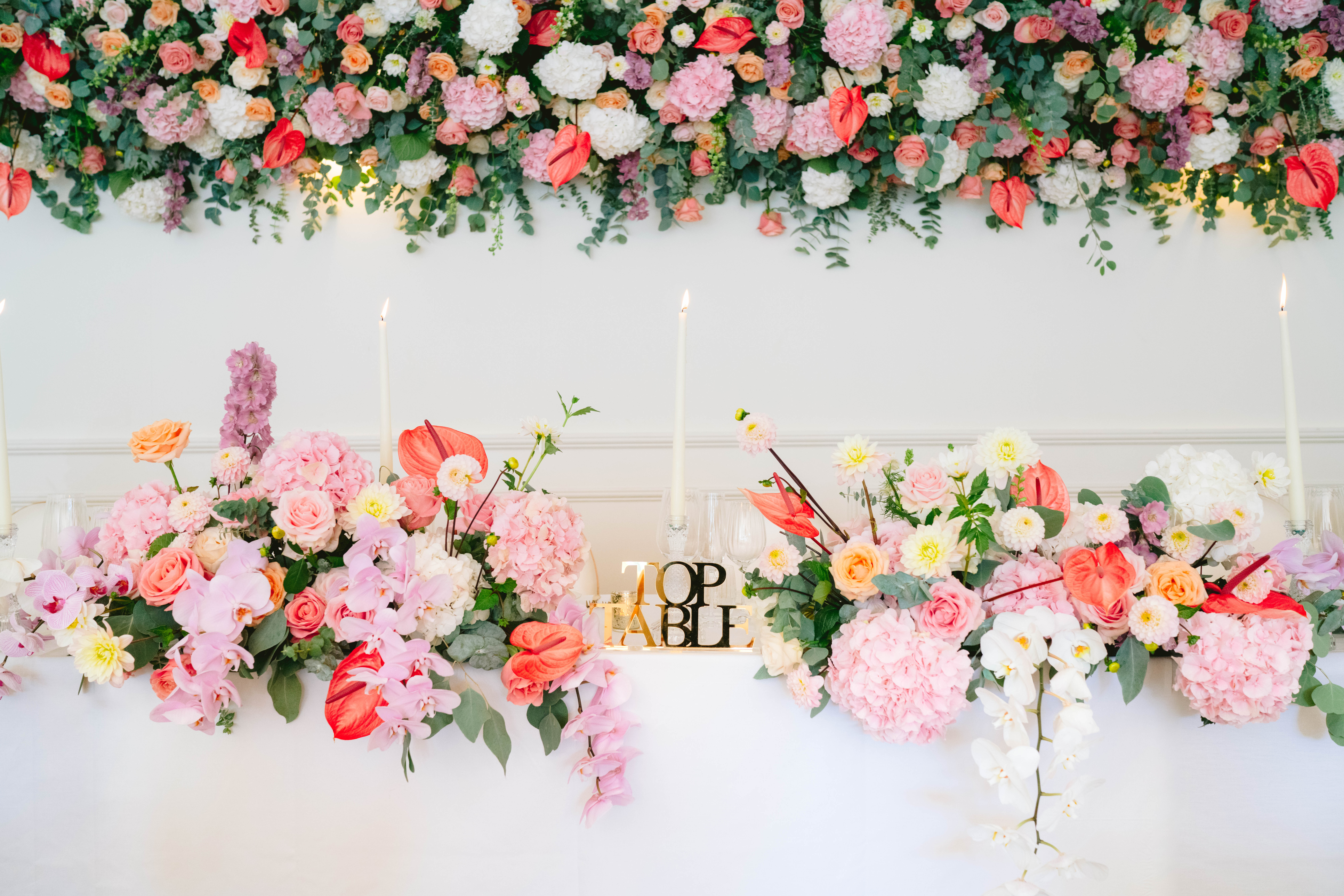 Summer Hot Pink Candy Wedding Marquee Colour Theme at Iscoyd Park by Tobiah Tayo Photography