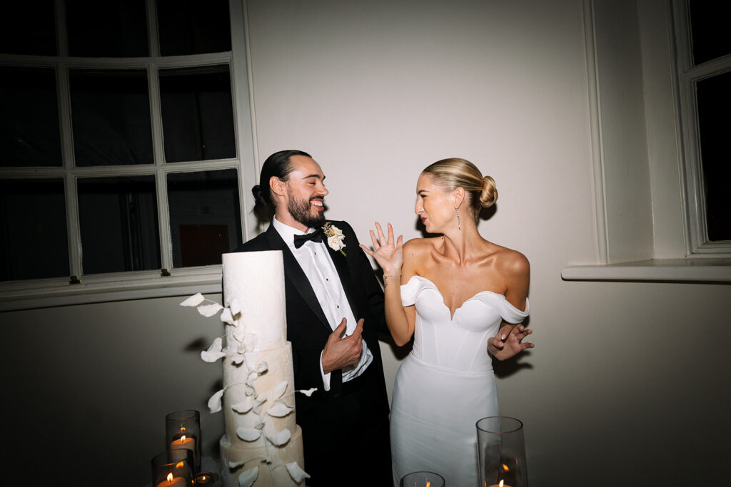 A country estate glamorous black tie wedding with a champagne blush colour scheme at luxury wedding venue Iscoyd Park photographed by Alex Wysocki Photography.