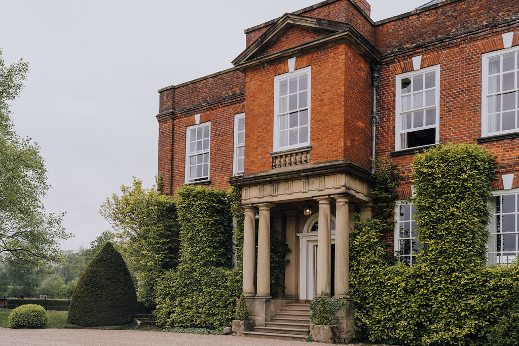 May classic English wedding at luxury venue Iscoyd Park with black tie, blush and champagne bridesmaids dresses by Clara Cooper Photography