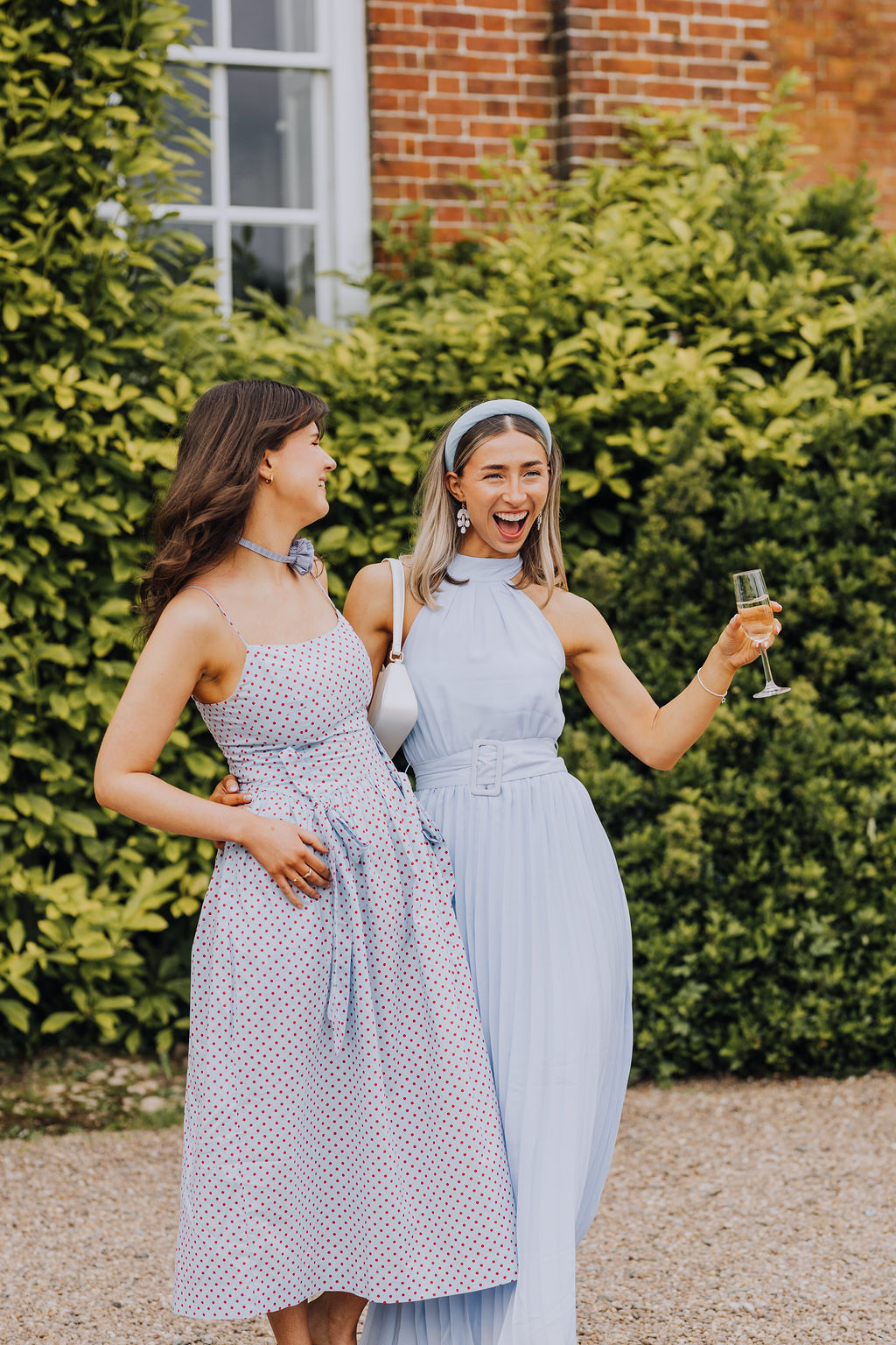 May classic English wedding at luxury venue Iscoyd Park with black tie, blush and champagne bridesmaids dresses by Clara Cooper Photography