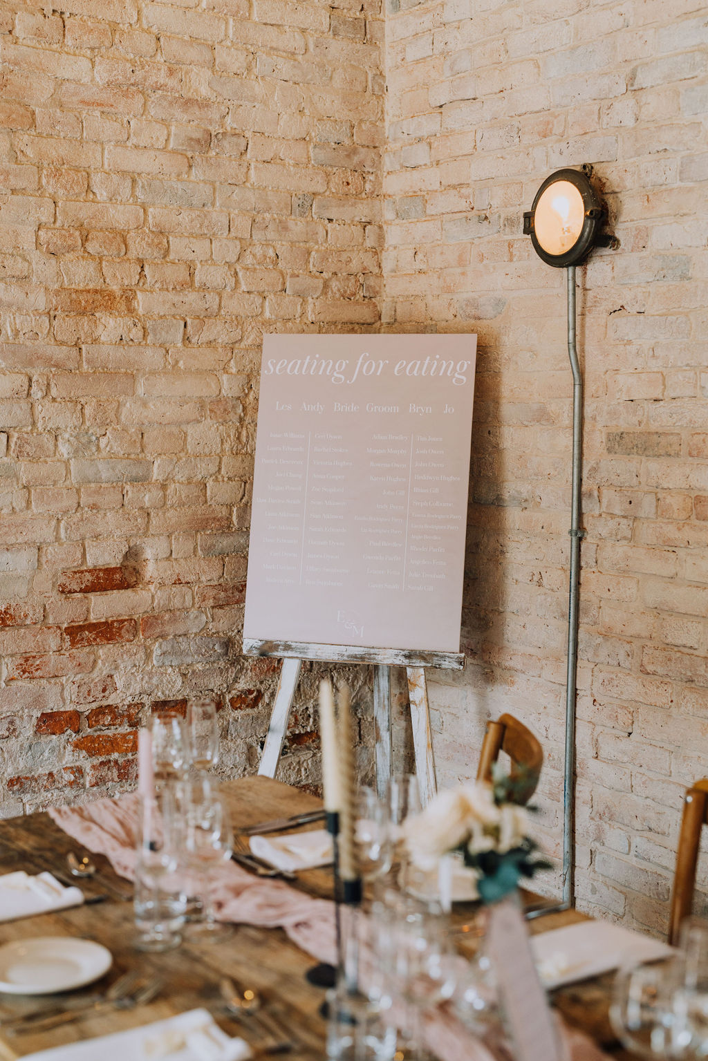 May classic English wedding at luxury venue Iscoyd Park with black tie, blush and champagne bridesmaids dresses by Clara Cooper Photography