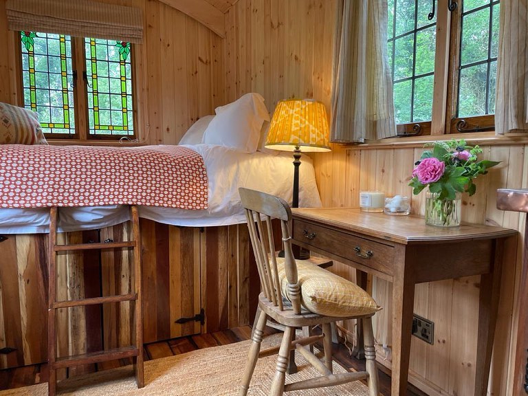 Stay with us here at Iscoyd Park! Choose from our Showman’s Wagon or the beautiful Iscoyd Cottage; now available on Airbnb!