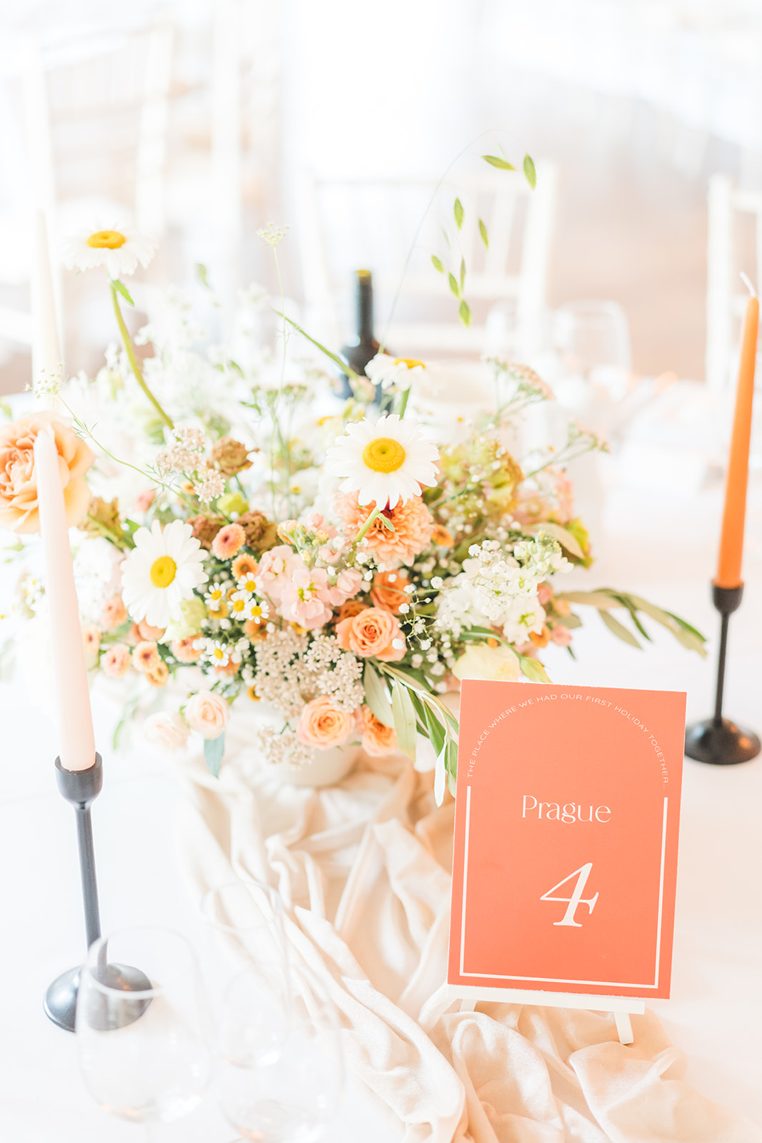 Hot pinks and coral wedding theme for classic English June wedding at Iscoyd Park by Sarah Horton Photography