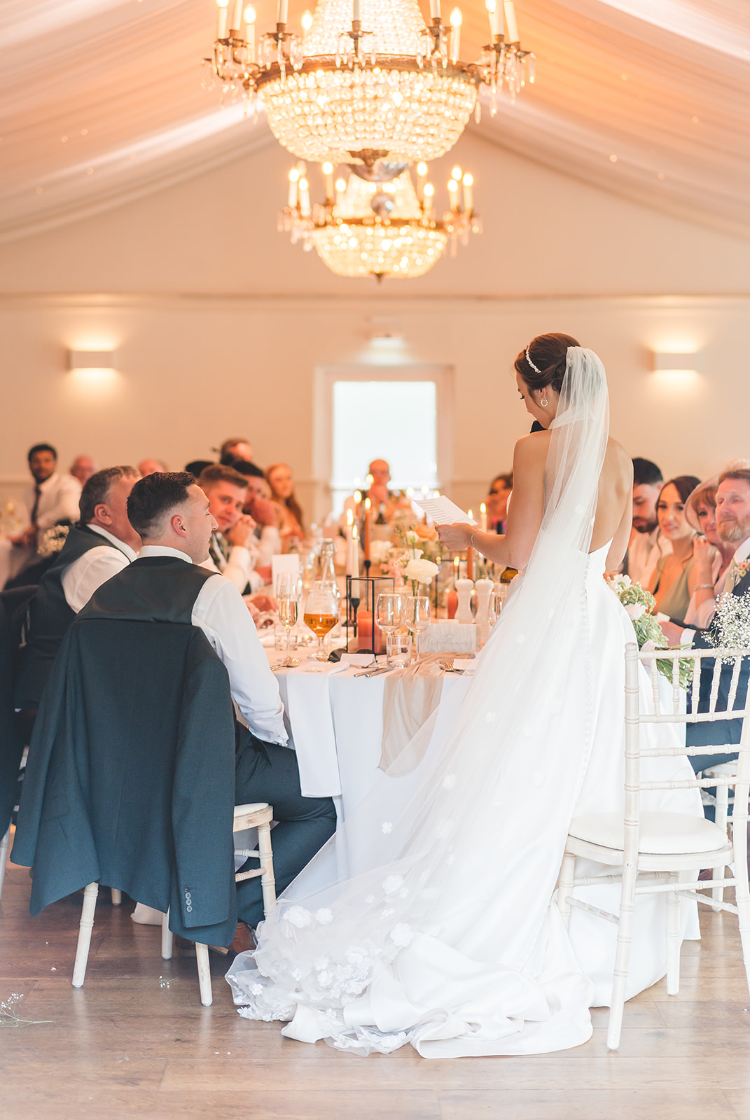 Hot pinks and coral wedding theme for classic English June wedding at Iscoyd Park by Sarah Horton Photography