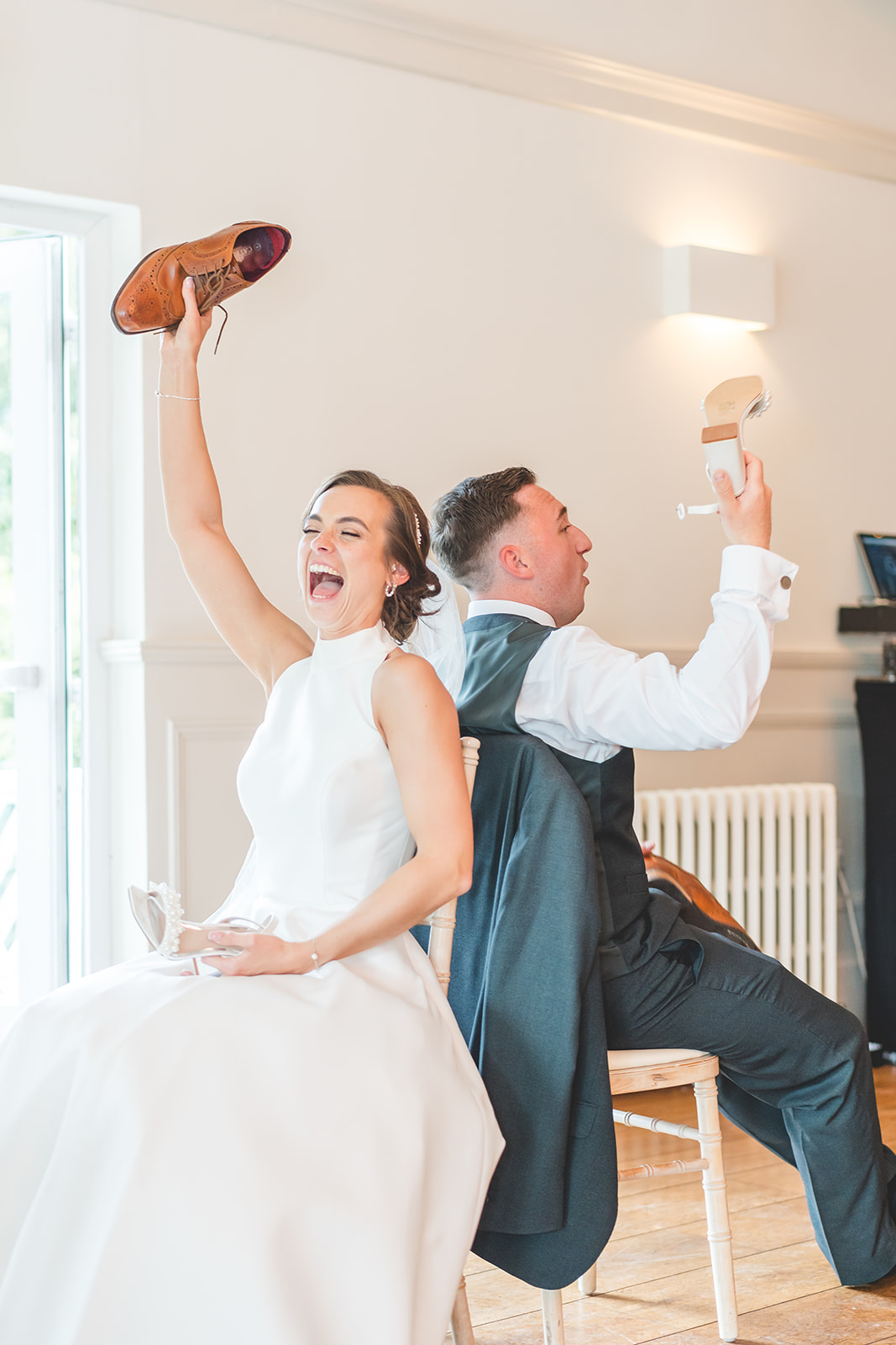 Hot pinks and coral wedding theme for classic English June wedding at Iscoyd Park by Sarah Horton Photography