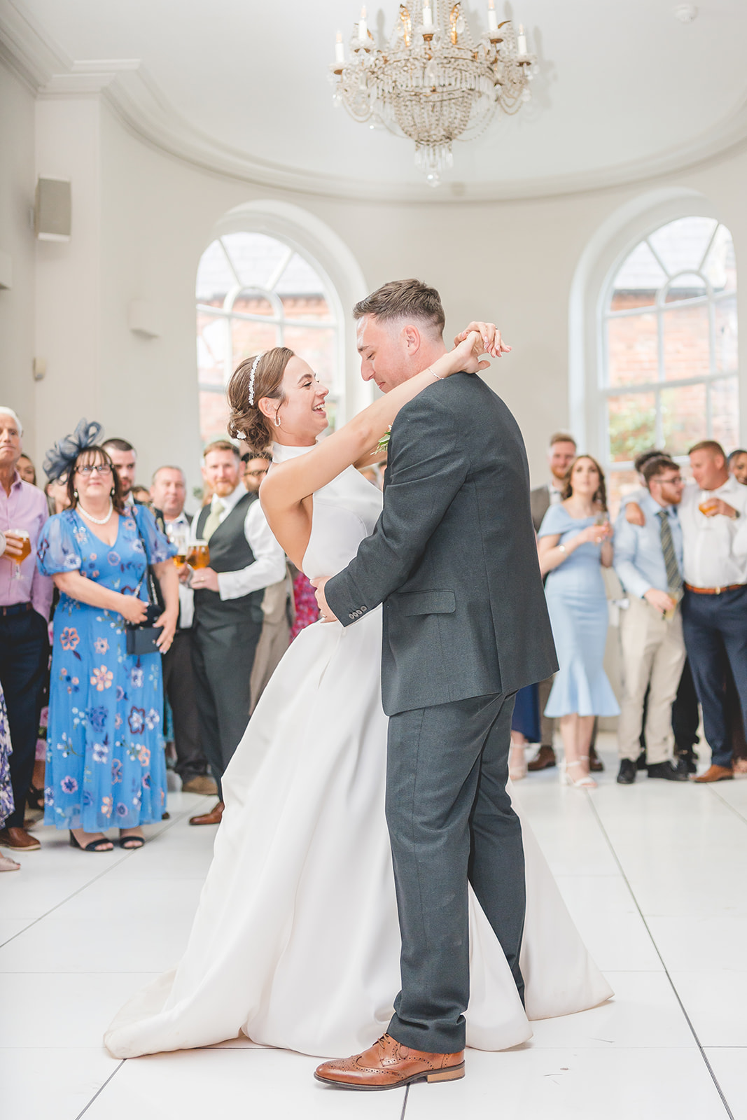 Hot pinks and coral wedding theme for classic English June wedding at Iscoyd Park by Sarah Horton Photography