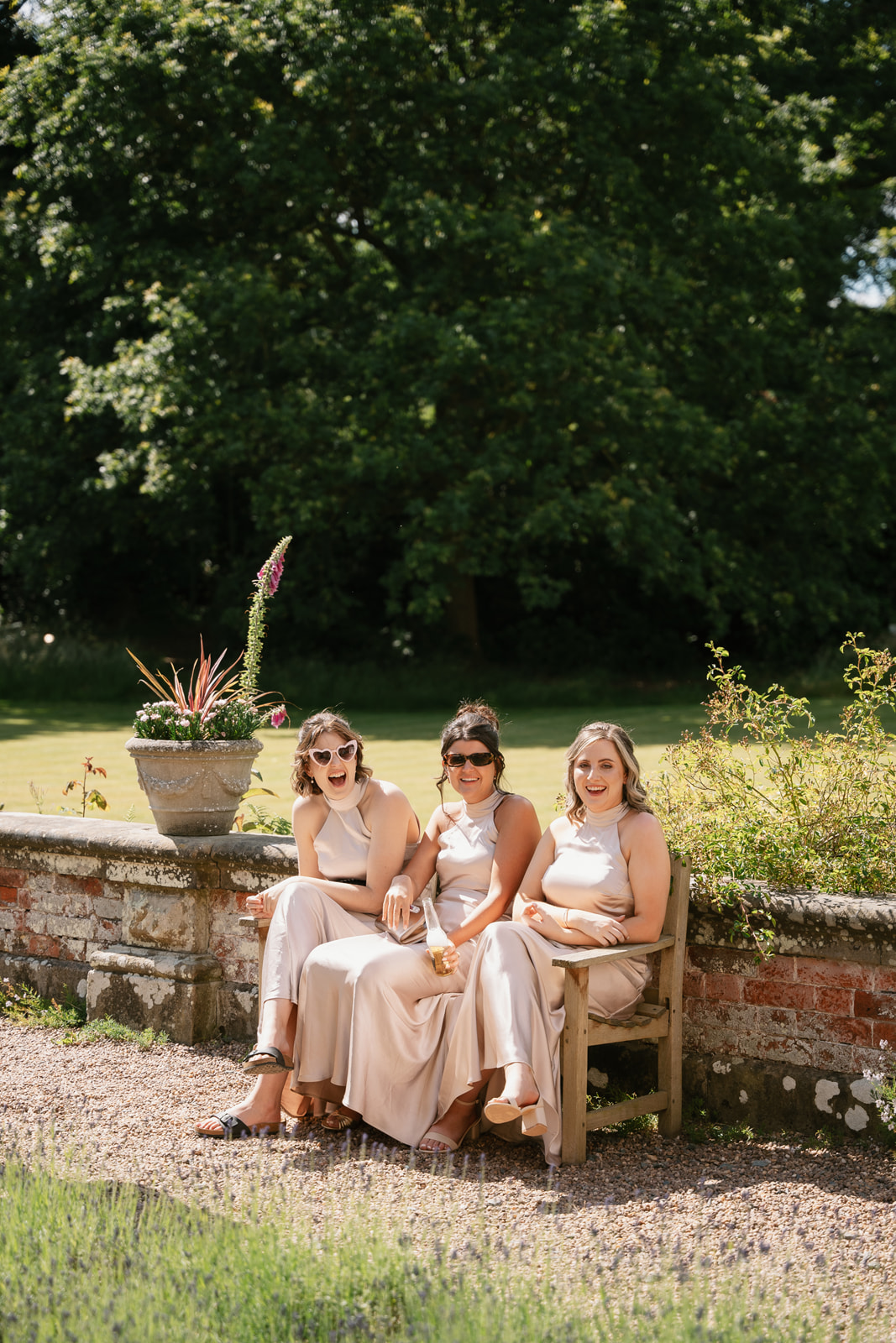 Oversized bows and mocha wedding scheme at this classic English country wedding by Toria Frances Photography