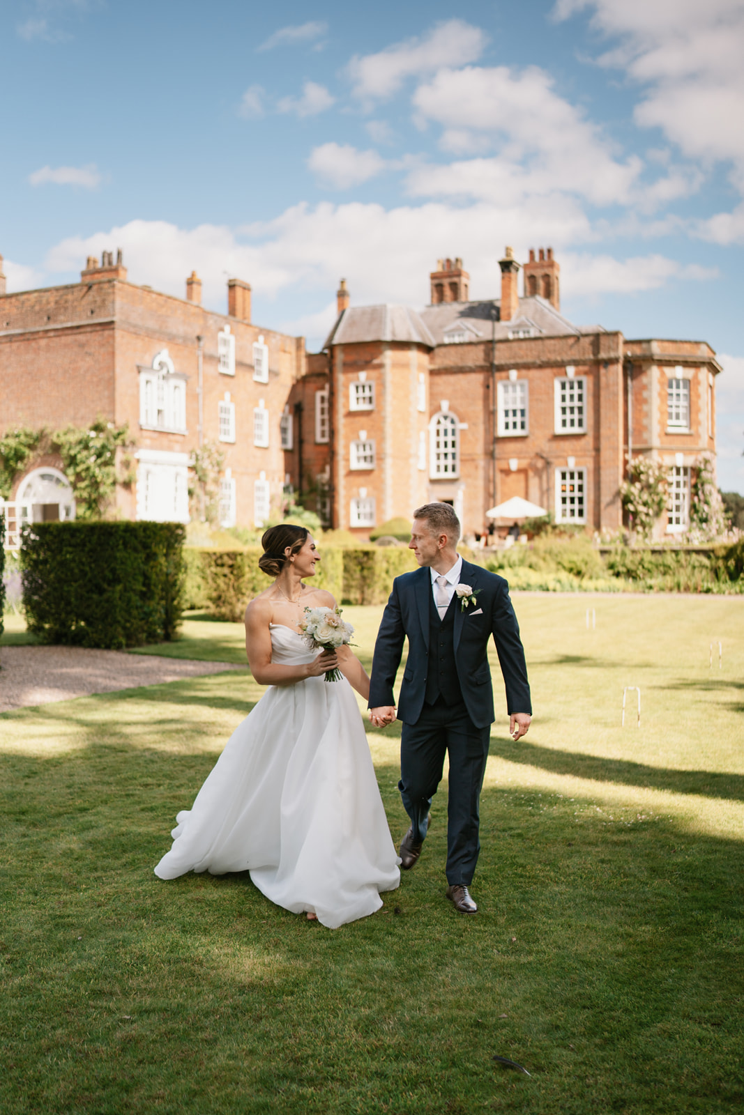 Oversized bows and mocha wedding scheme at this classic English country wedding by Toria Frances Photography