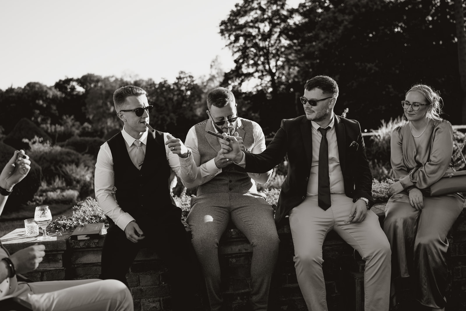 Oversized bows and mocha wedding scheme at this classic English country wedding by Toria Frances Photography