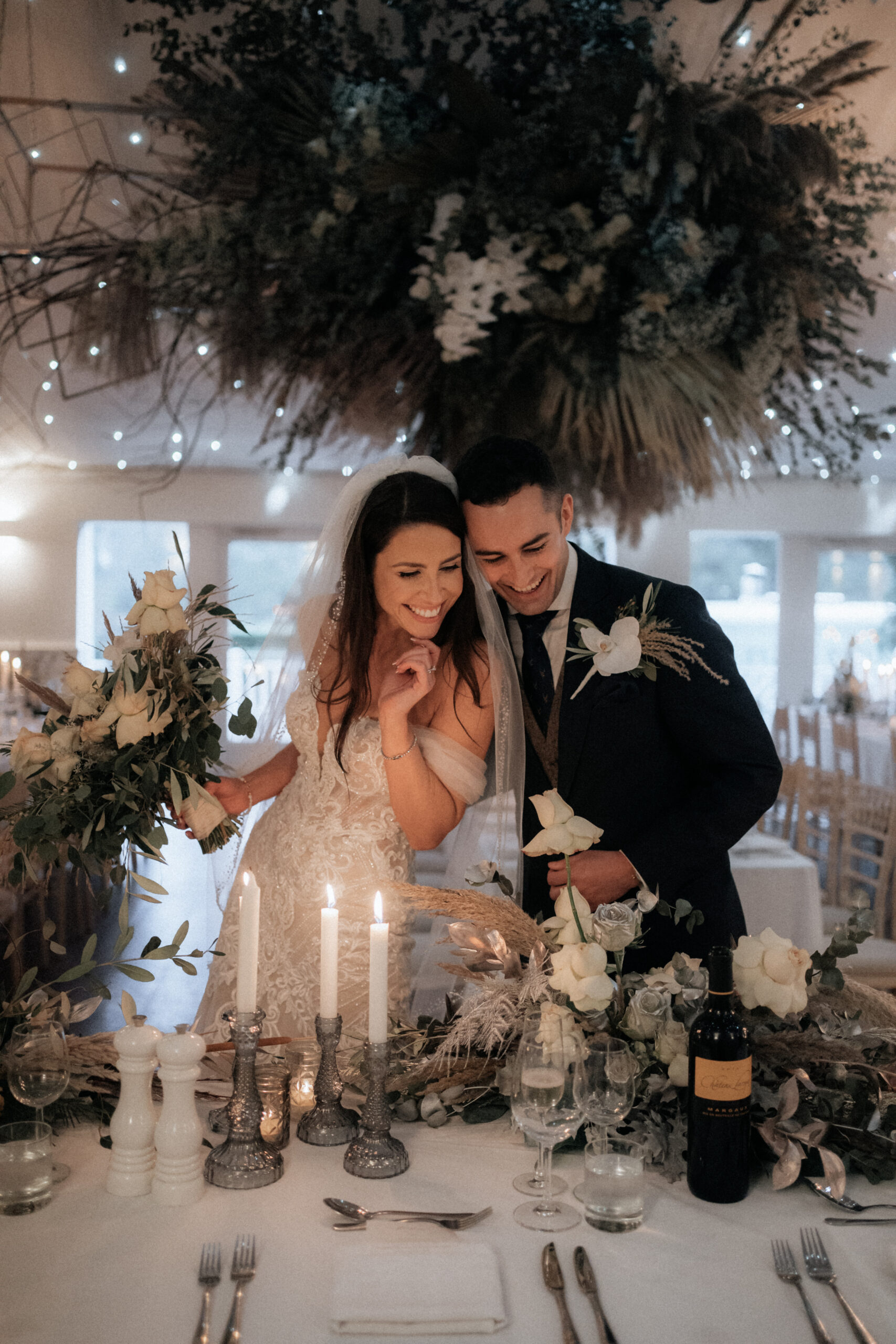 A New Year showstopper luxury wedding at Iscoyd Park by Courtney Marie Photography.