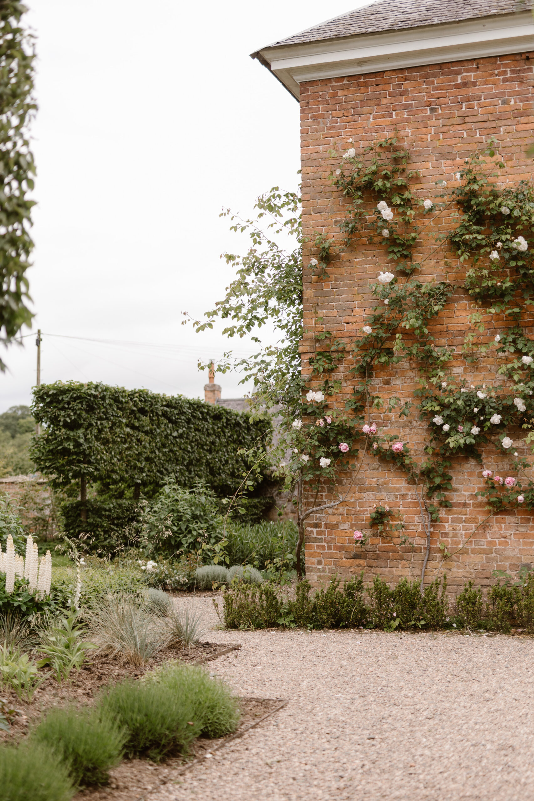 Soft peach meadow inspired Summer wedding at Iscoyd Park by Agnes Black Photography.