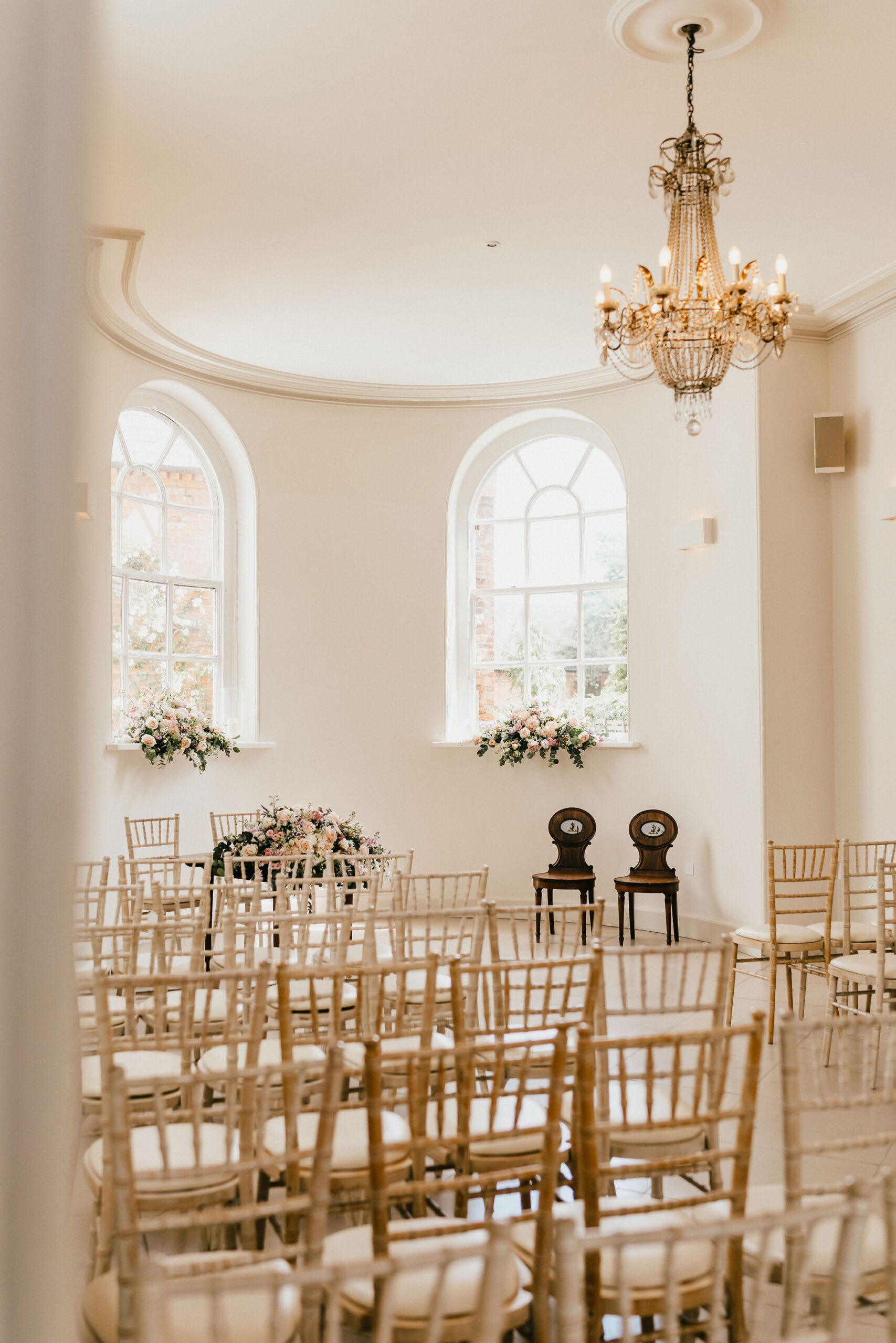 Pink July Roses for a Summer Wedding at Exclusive Use Country House Venue by Jessica Hopwood Photography