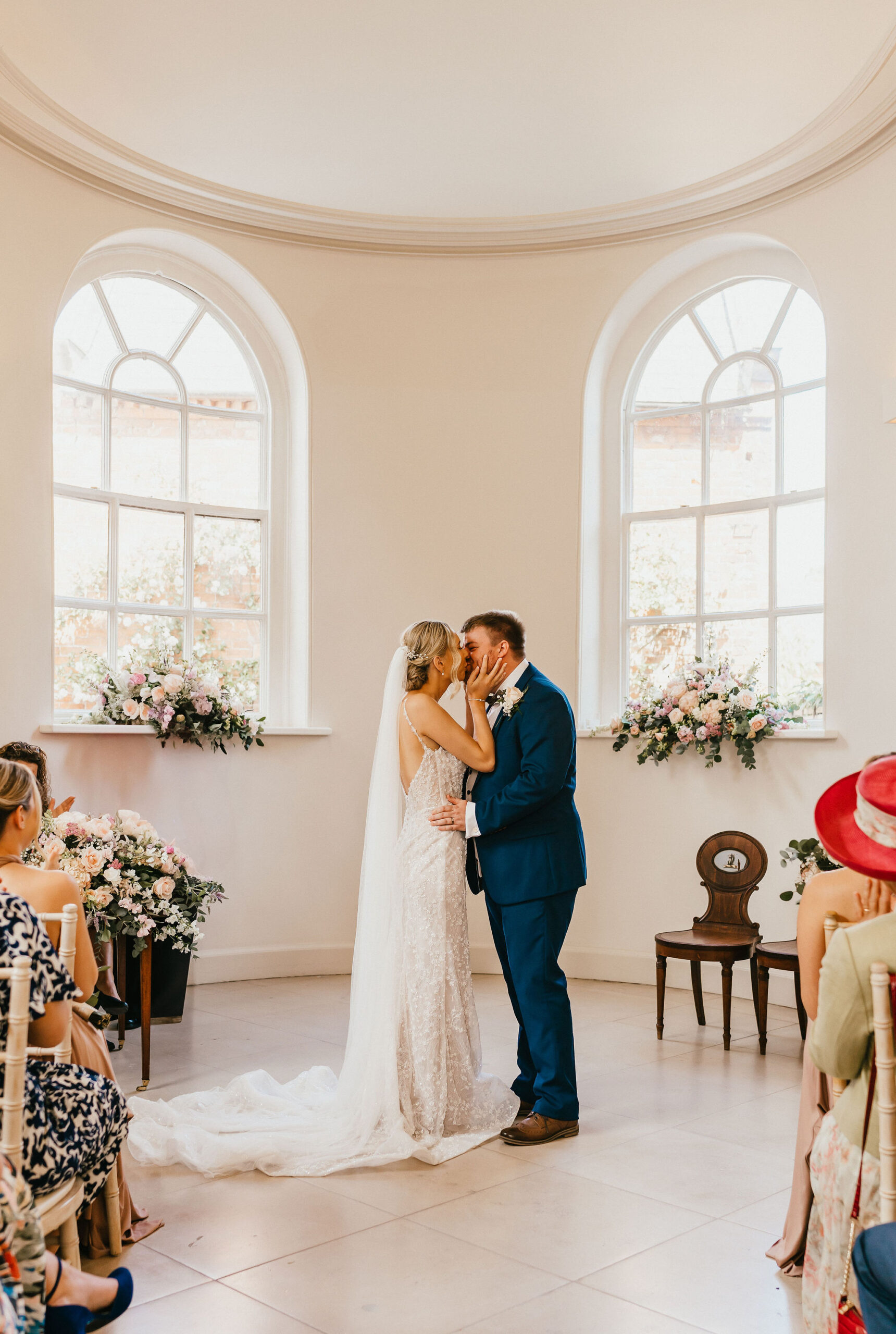 Pink July Roses for a Summer Wedding at Exclusive Use Country House Venue by Jessica Hopwood Photography