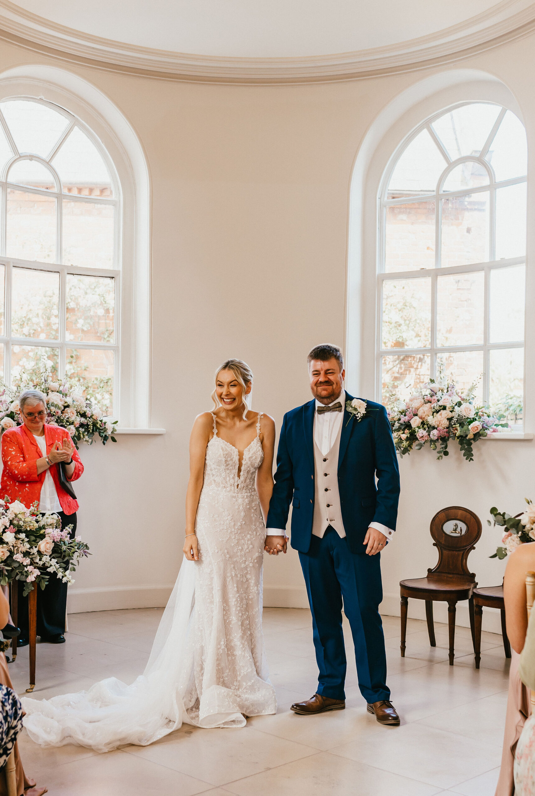 Pink July Roses for a Summer Wedding at Exclusive Use Country House Venue by Jessica Hopwood Photography