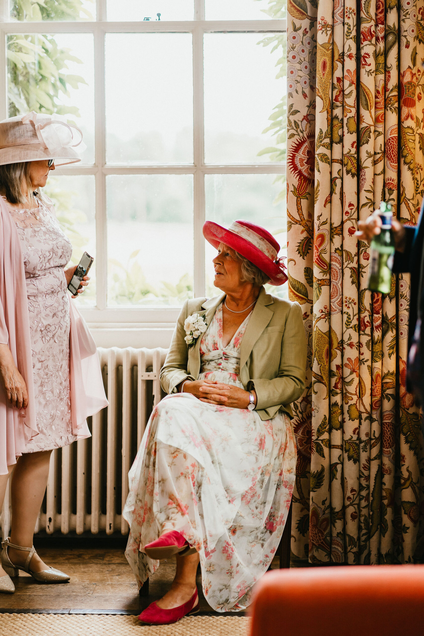 Pink July Roses for a Summer Wedding at Exclusive Use Country House Venue by Jessica Hopwood Photography