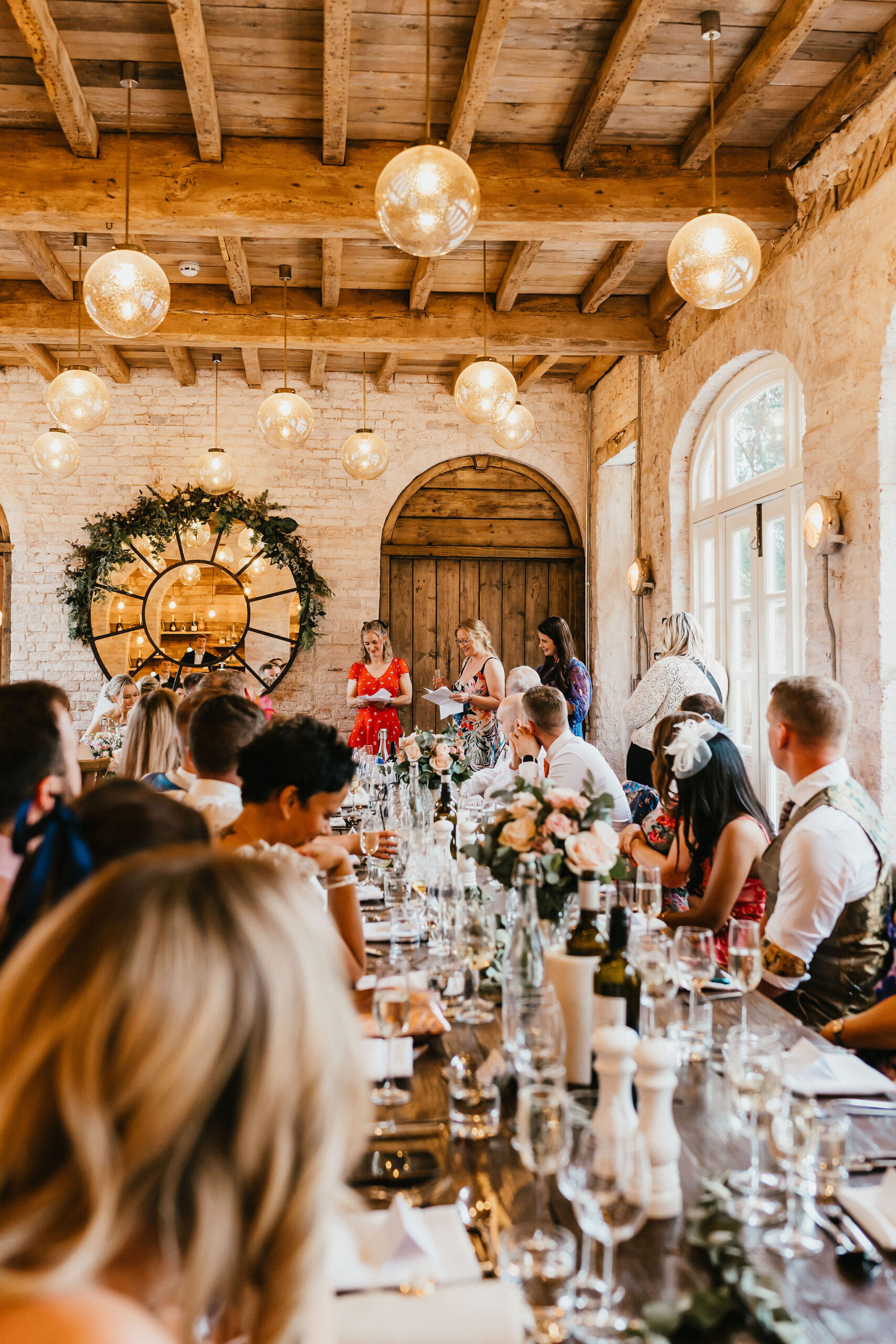 Pink July Roses for a Summer Wedding at Exclusive Use Country House Venue by Jessica Hopwood Photography