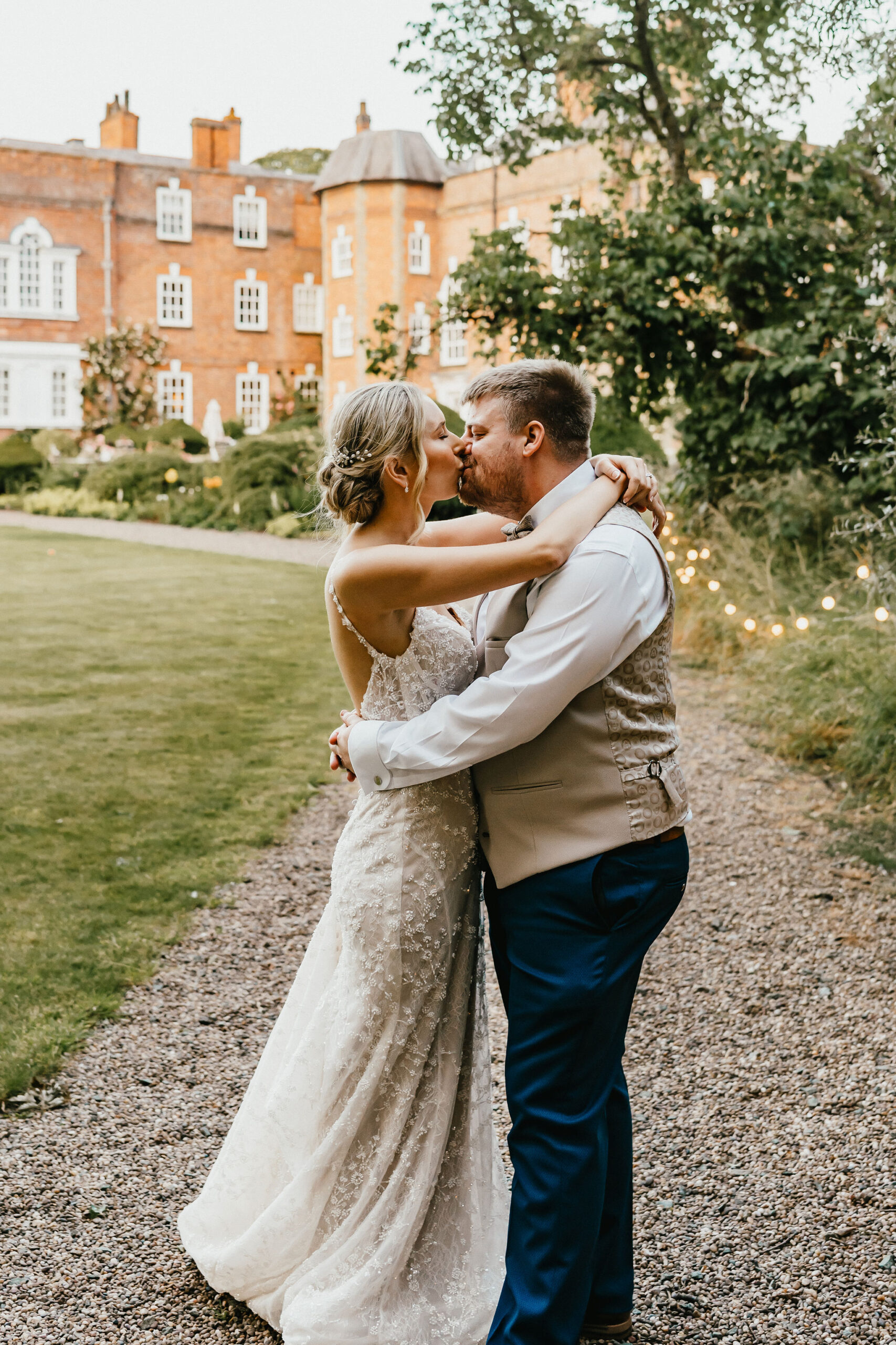 Pink July Roses for a Summer Wedding at Exclusive Use Country House Venue by Jessica Hopwood Photography