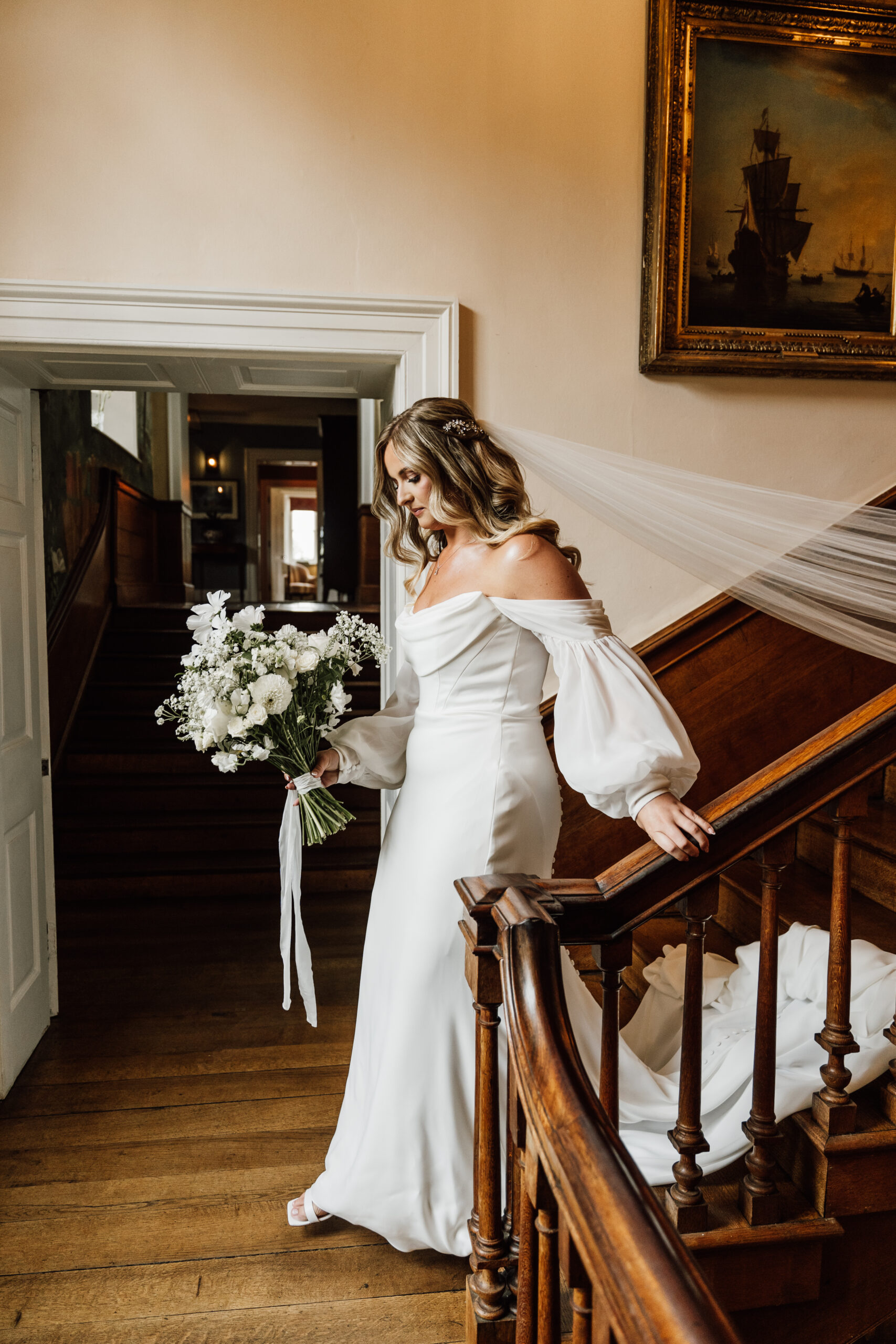 Wildflower inspired UK wedding at exclusive use Georgian Iscoyd Park by The Wedding Guy Photography