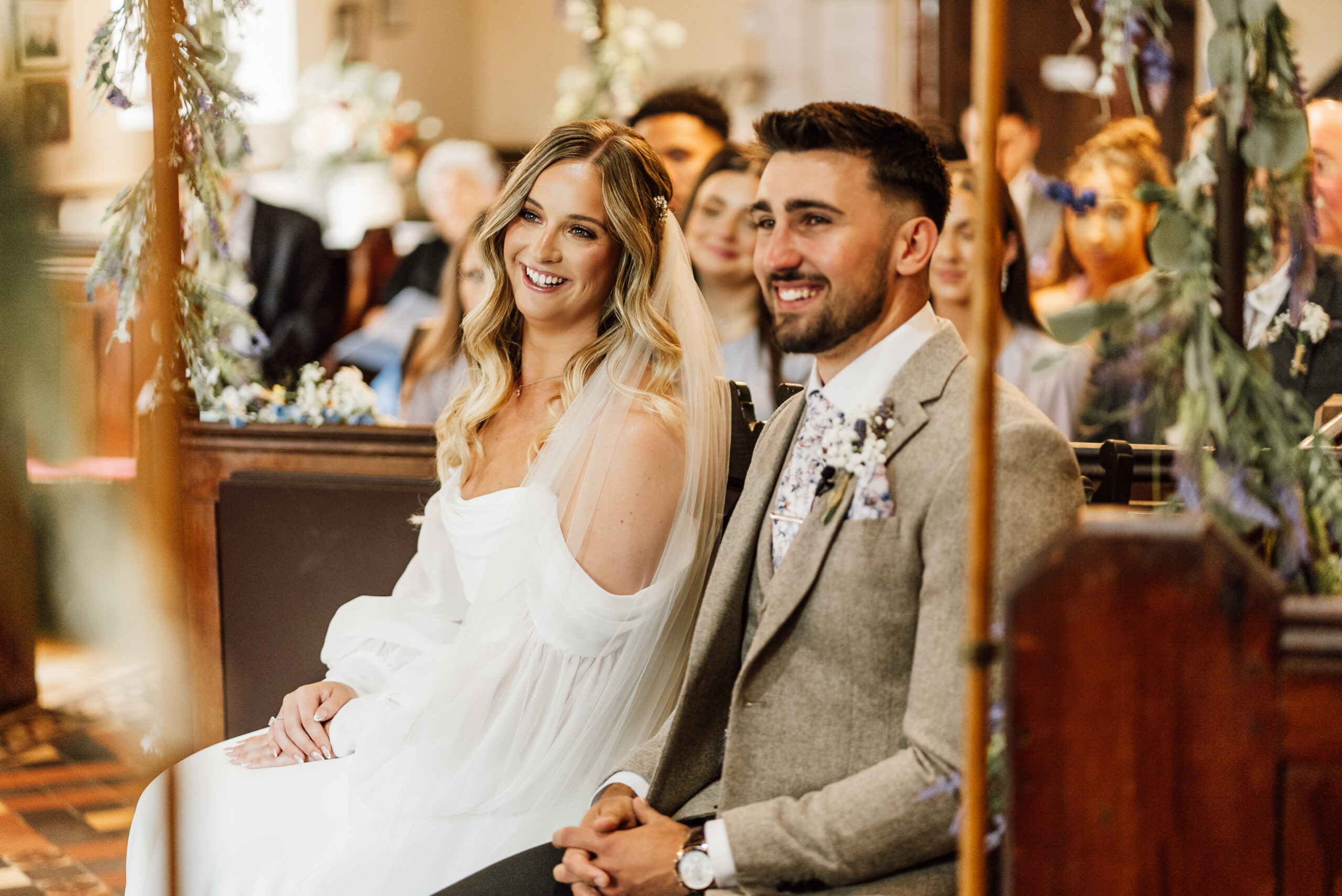 Wildflower inspired UK wedding at exclusive use Georgian Iscoyd Park by The Wedding Guy Photography