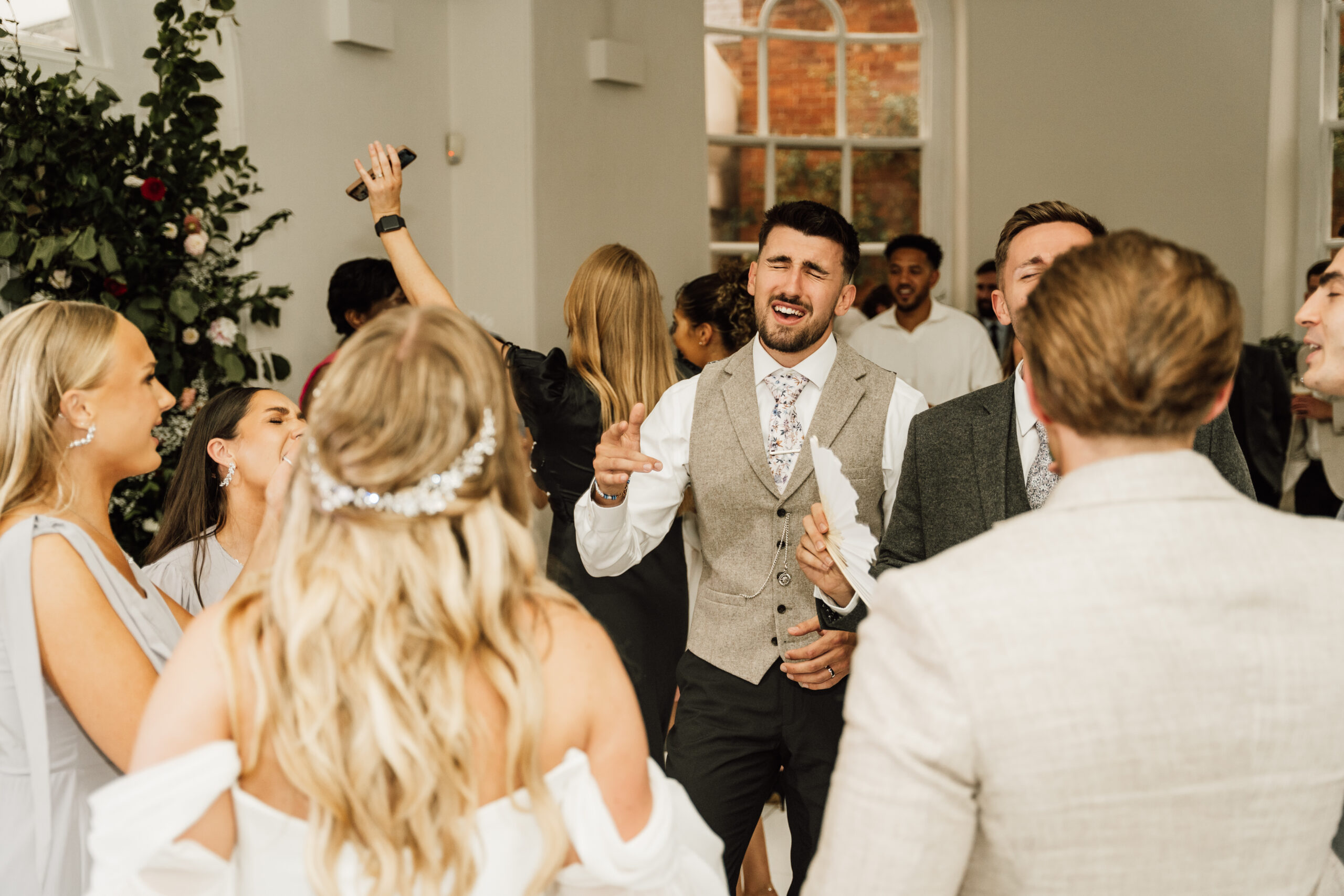 Wildflower inspired UK wedding at exclusive use Georgian Iscoyd Park by The Wedding Guy Photography