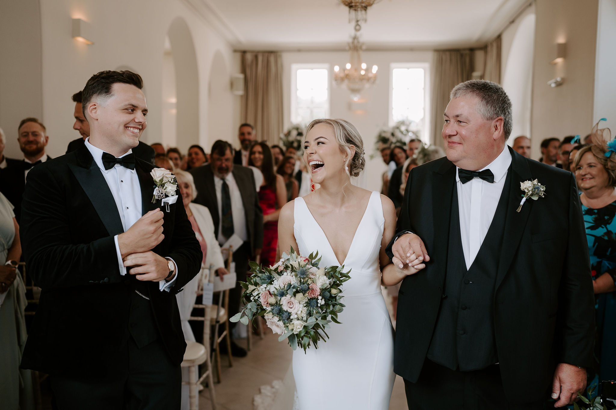 Summer elegance at luxury British wedding venue Iscoyd Park by Lauren Juliette Photography