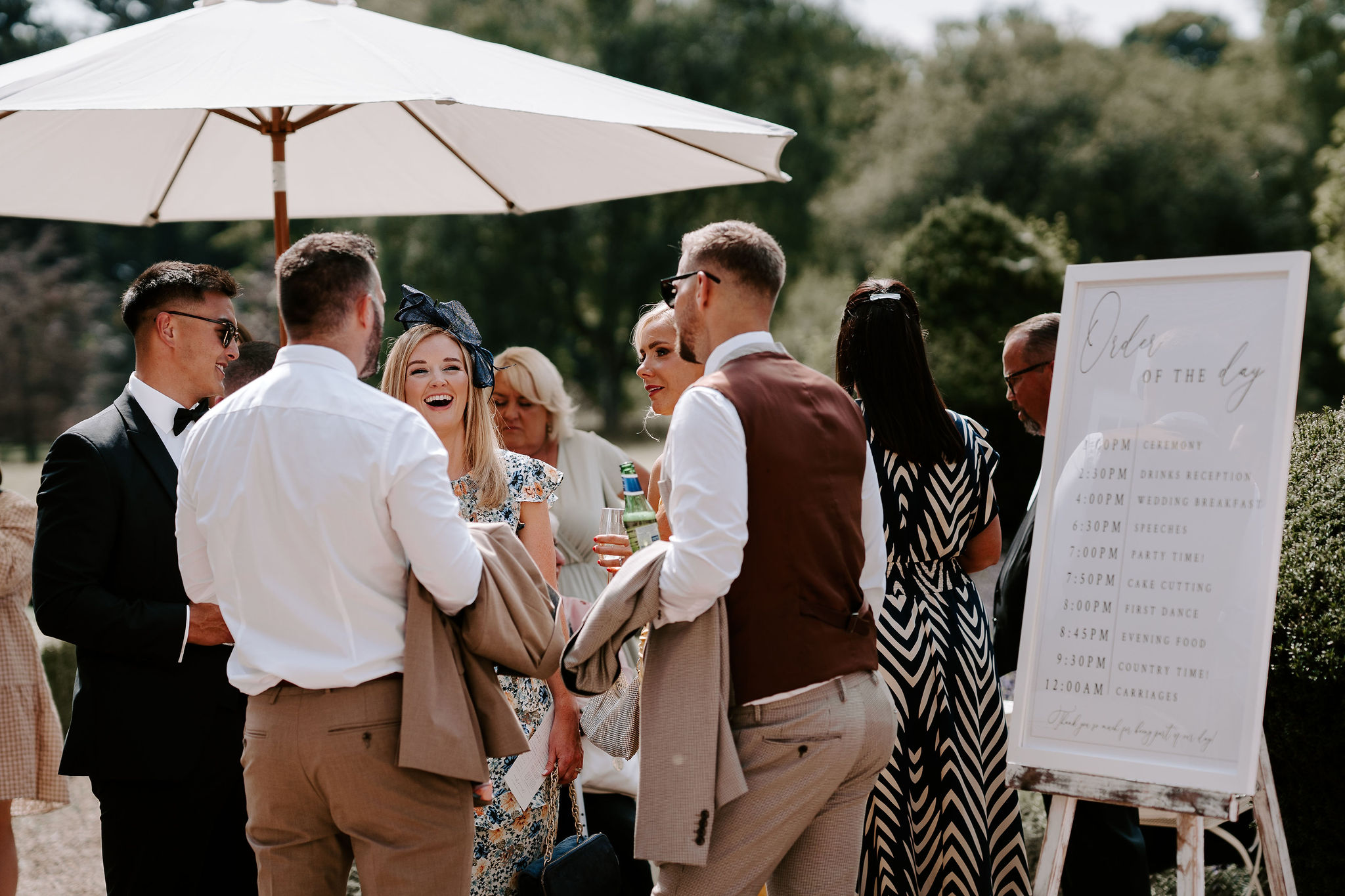 Summer elegance at luxury British wedding venue Iscoyd Park by Lauren Juliette Photography