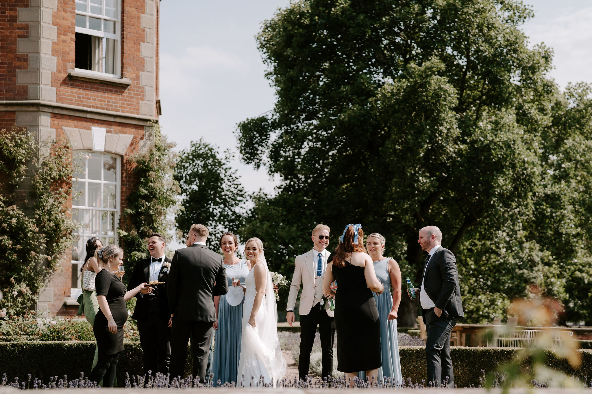 Summer elegance at luxury British wedding venue Iscoyd Park by Lauren Juliette Photography