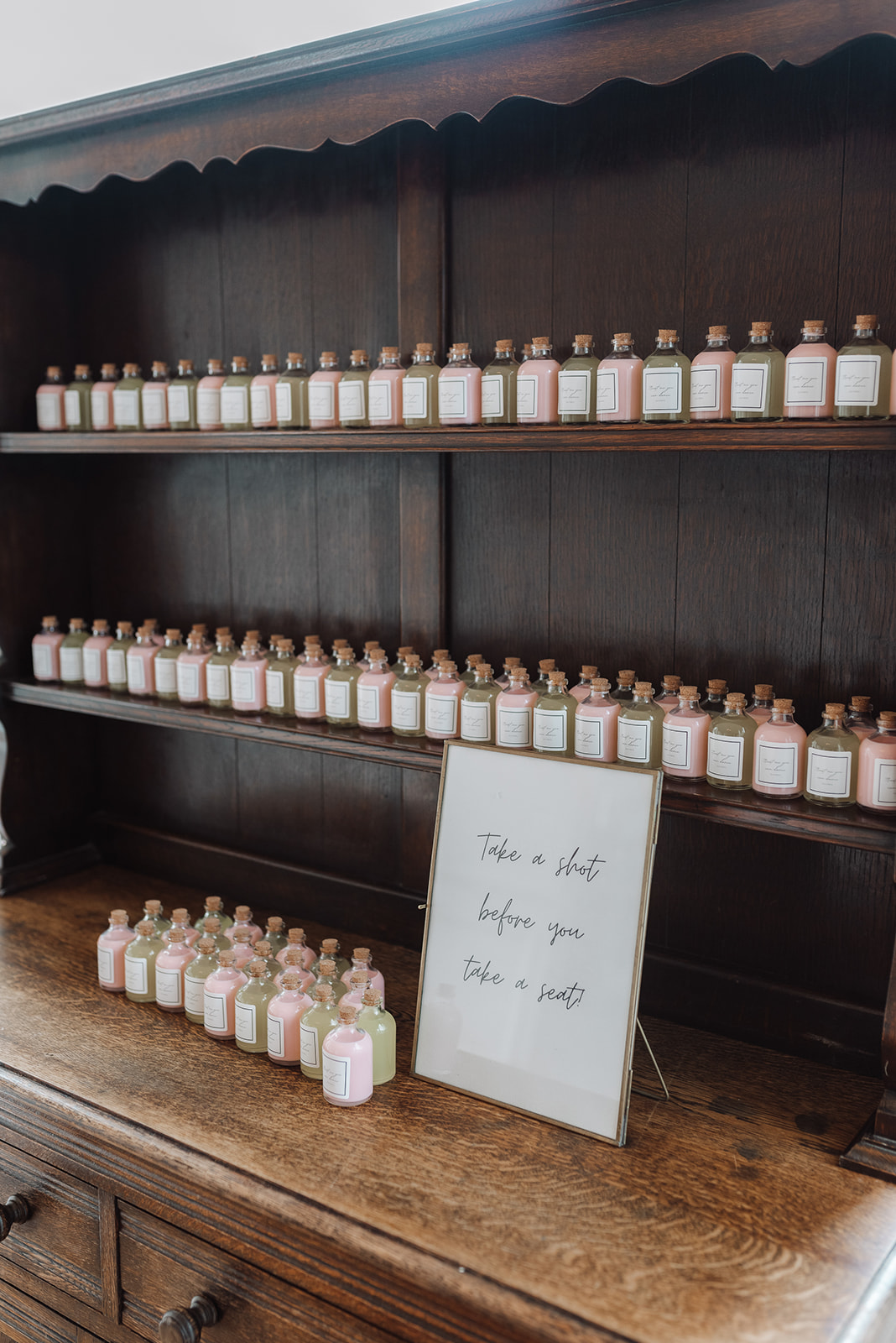 Check out this colour pop modern luxe wedding with coral florals at Iscoyd Park by Lucy Henzell Photography