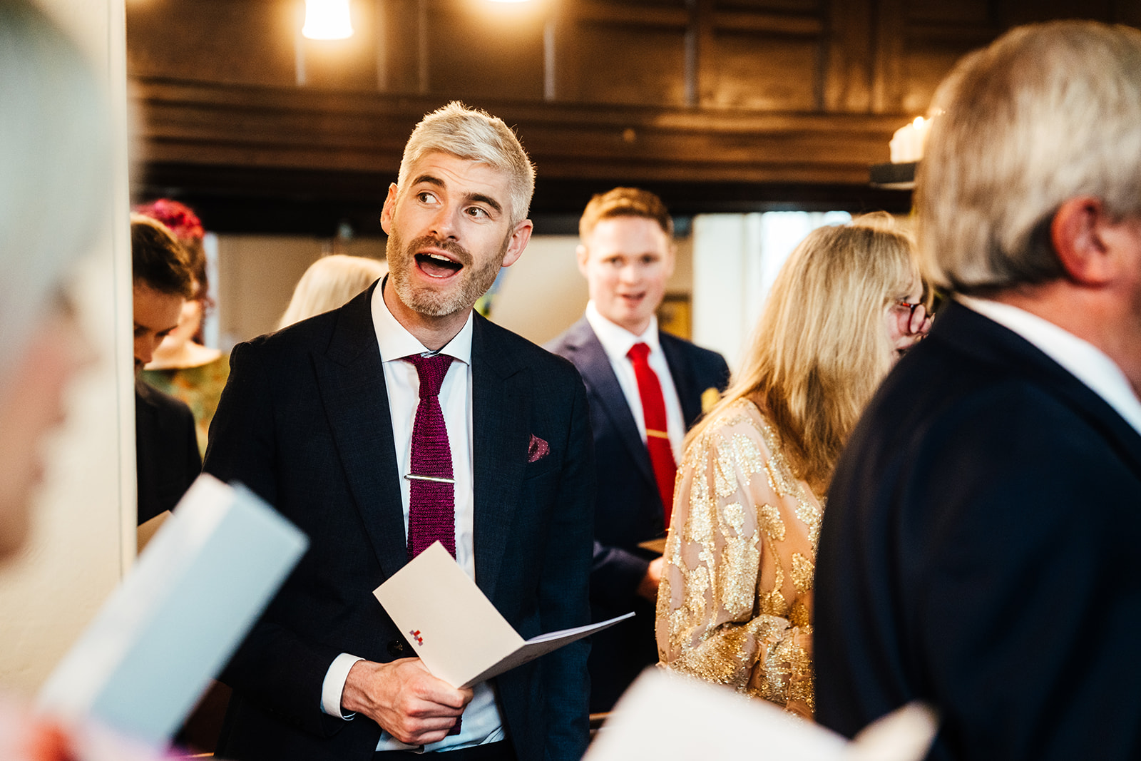 Colour pop juicy fruit wedding at luxury UK venue Iscoyd Park by Hannah Hall Photography.