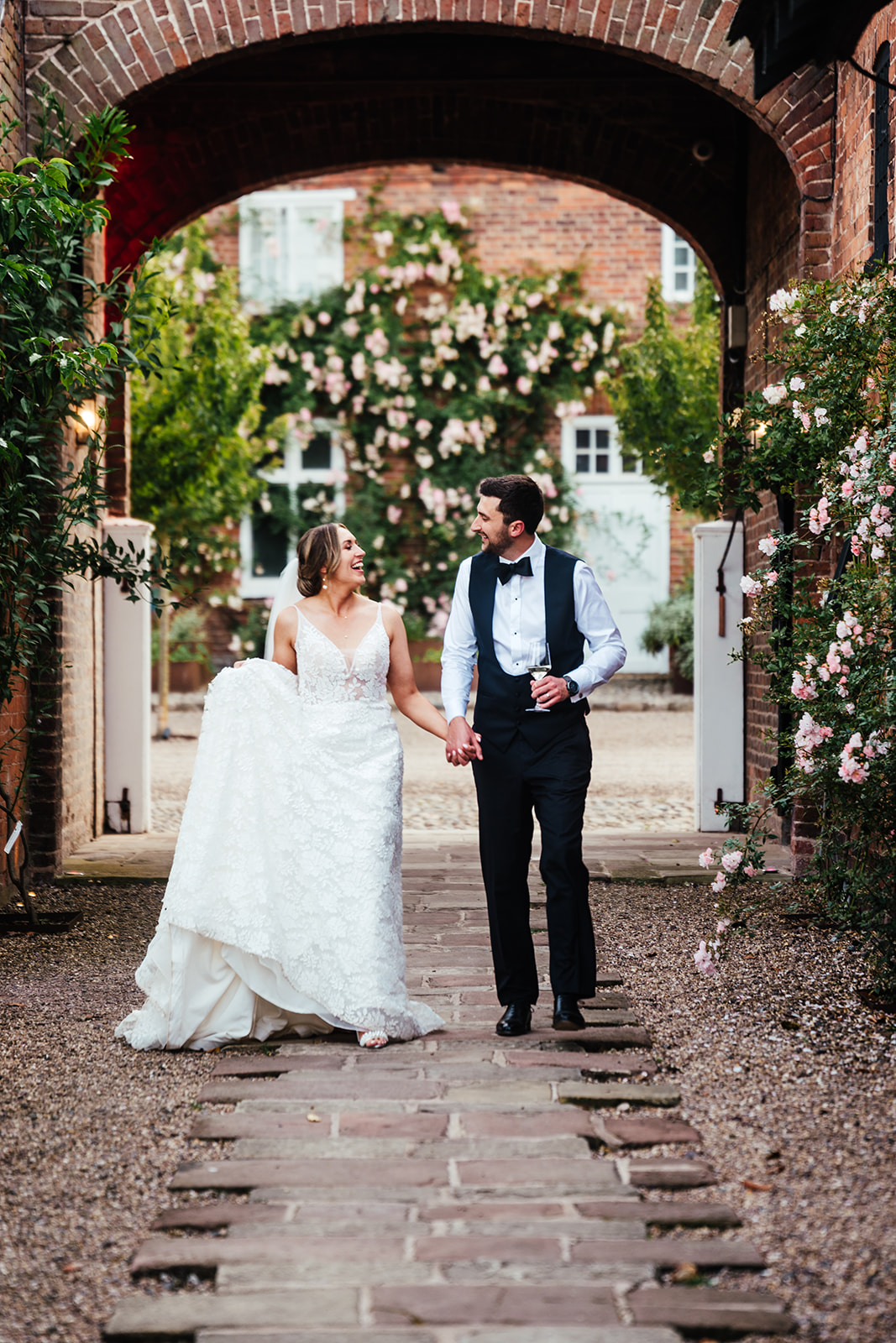 Colour pop juicy fruit wedding at luxury UK venue Iscoyd Park by Hannah Hall Photography.