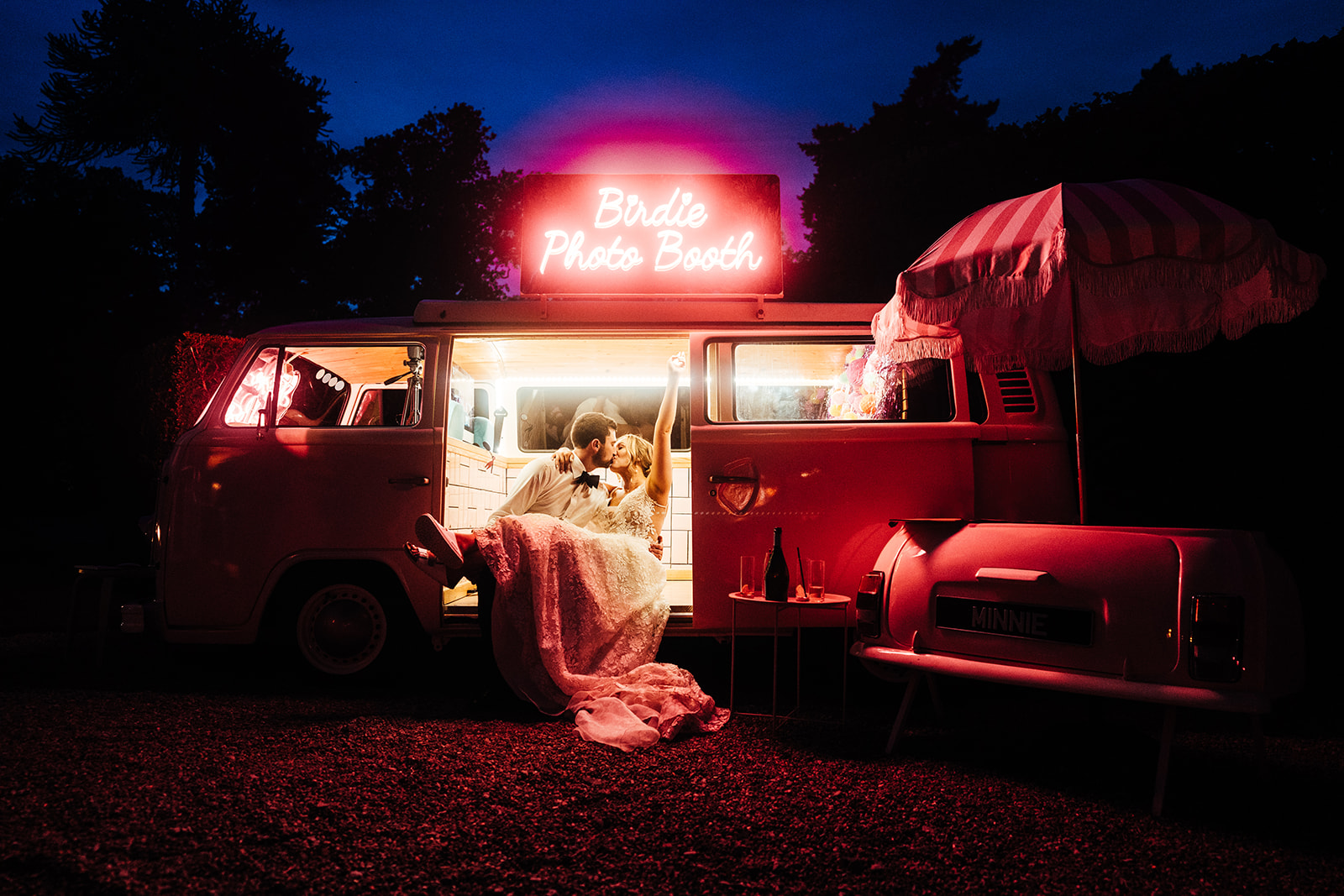 Colour pop juicy fruit wedding at luxury UK venue Iscoyd Park by Hannah Hall Photography.