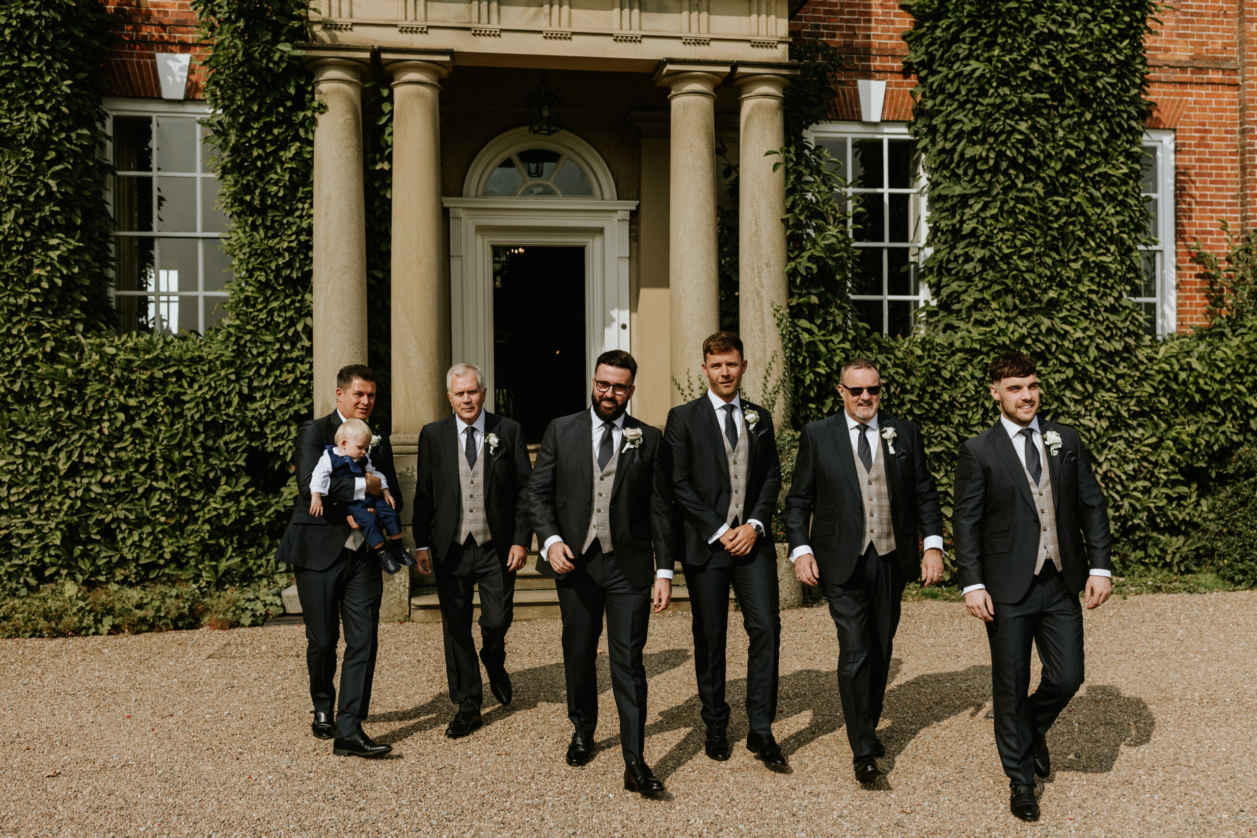 Check out this outdoor September British wedding at Iscoyd Park by Lucy G Photography