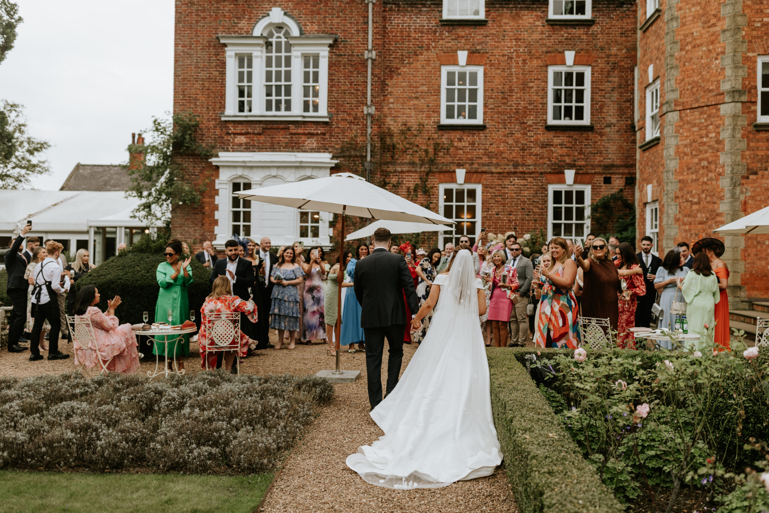 Check out this outdoor September British wedding at Iscoyd Park by Lucy G Photography