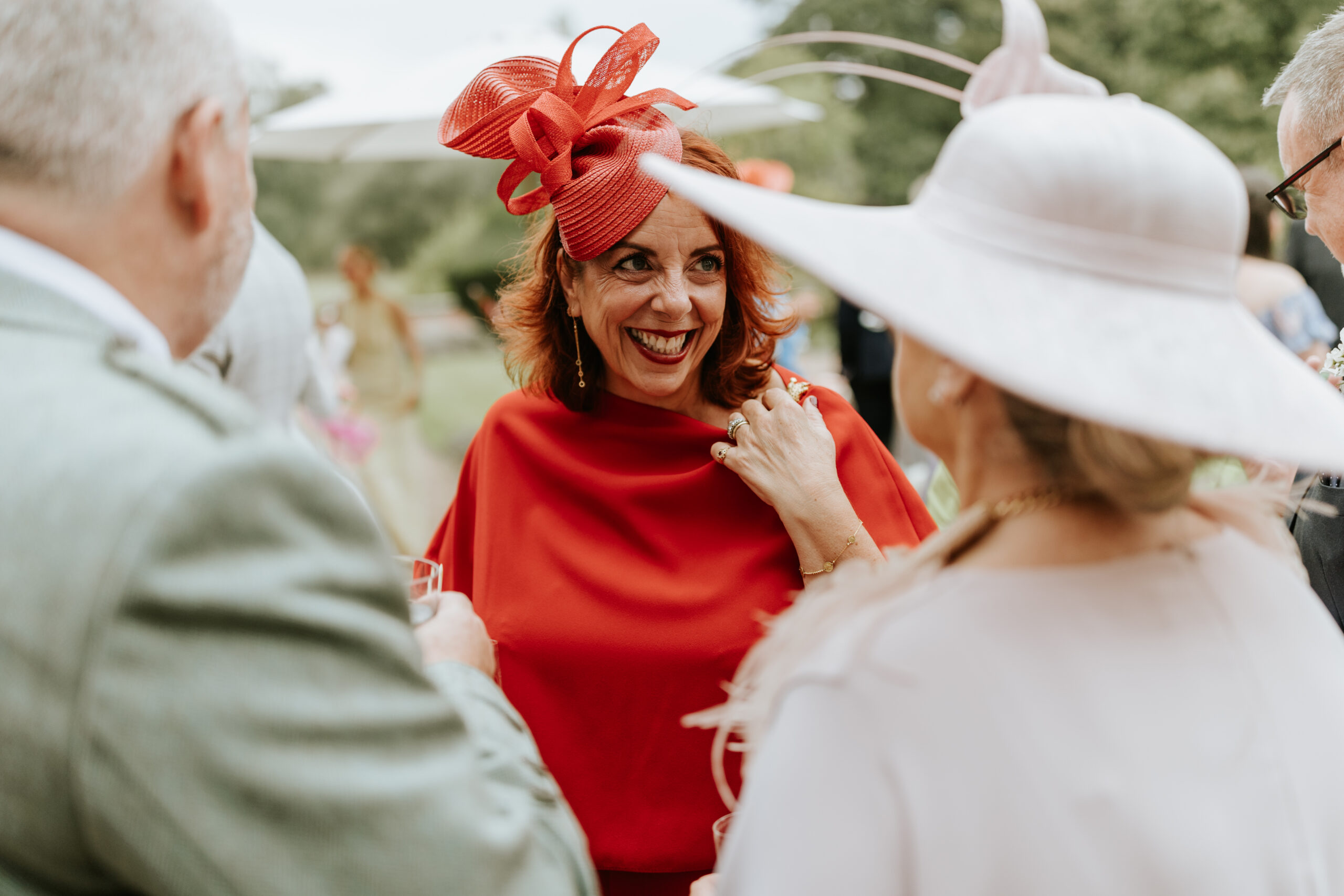 Check out this outdoor September British wedding at Iscoyd Park by Lucy G Photography