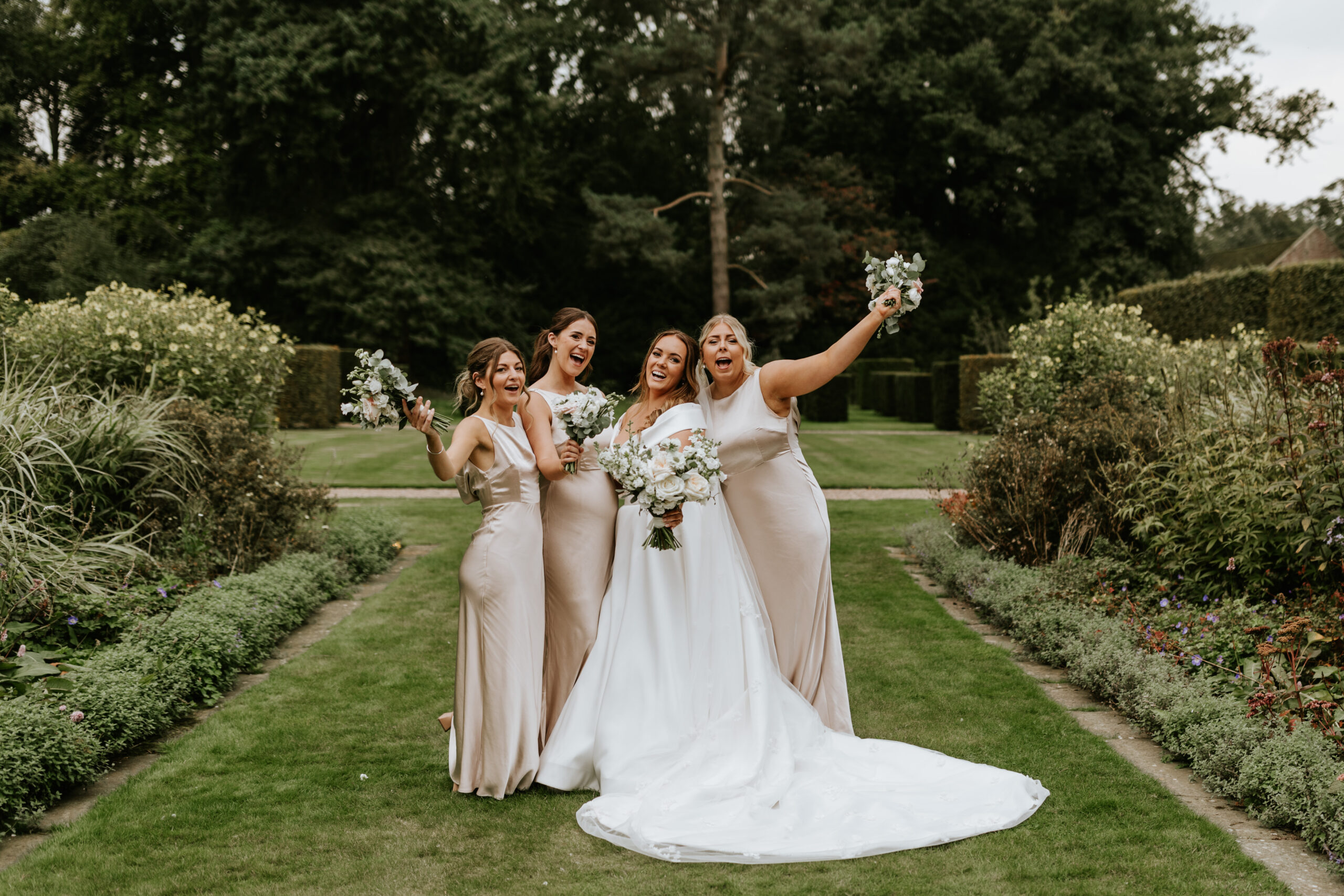 Check out this outdoor September British wedding at Iscoyd Park by Lucy G Photography