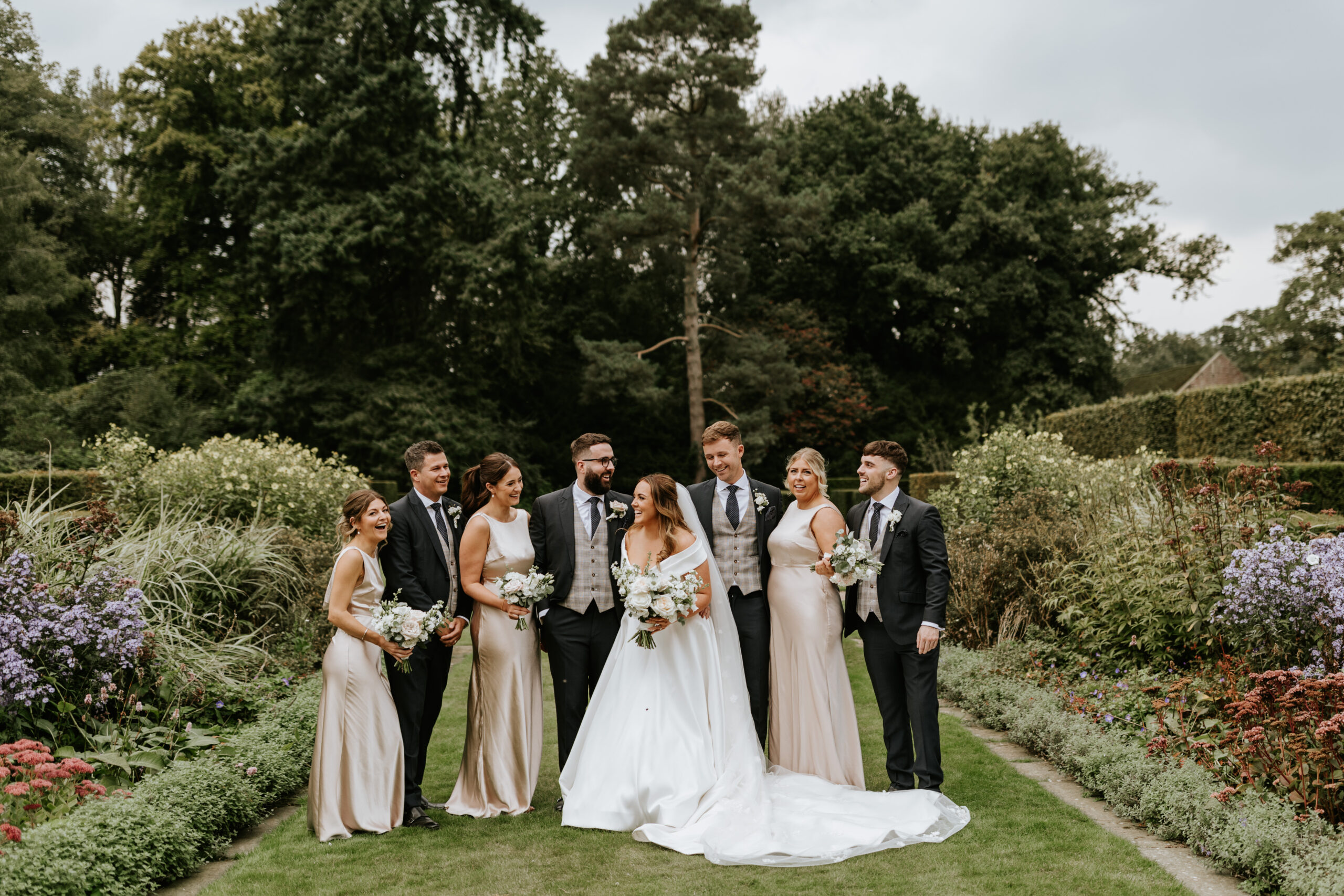 Check out this outdoor September British wedding at Iscoyd Park by Lucy G Photography