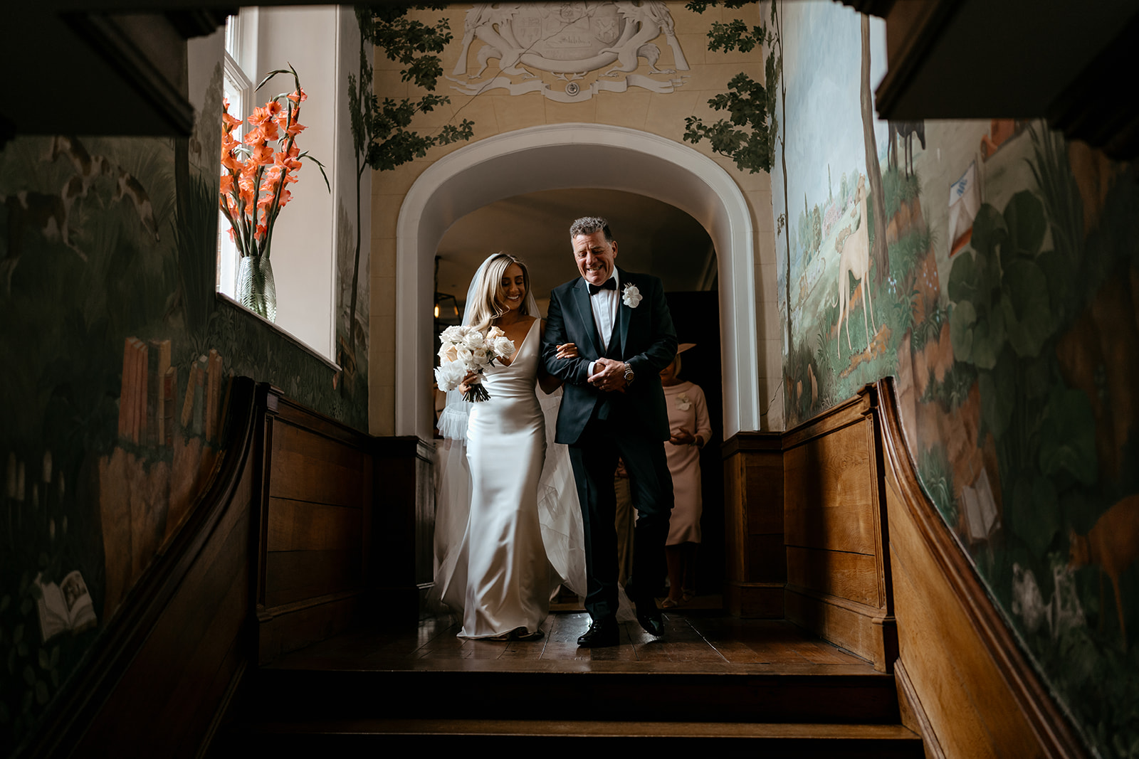 Check out this modern luxe themed wedding at Iscoyd Park by Lauren Stacey Photography