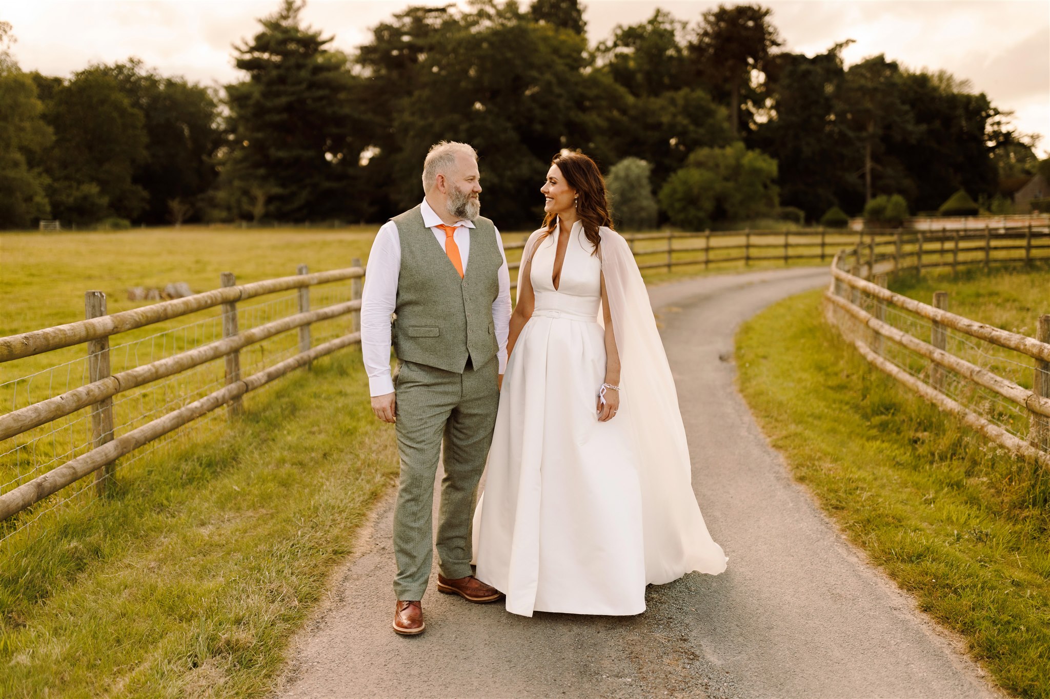 Red hot red romance at Iscoyd Park with an outdoor summer wedding at this exclusive venue