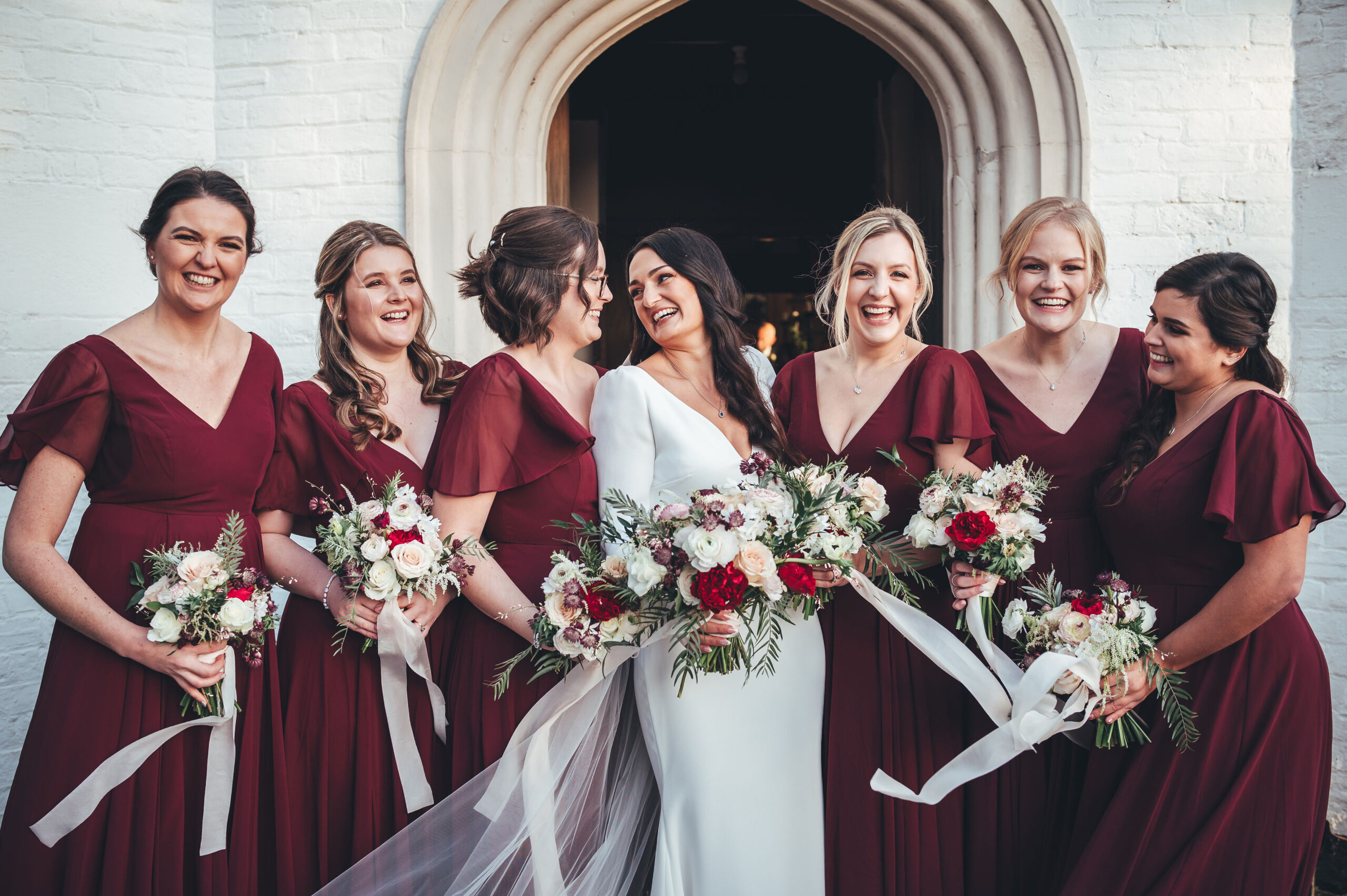 Festive Christmas Wedding at luxury UK venue Iscoyd Park by Inverve Photography