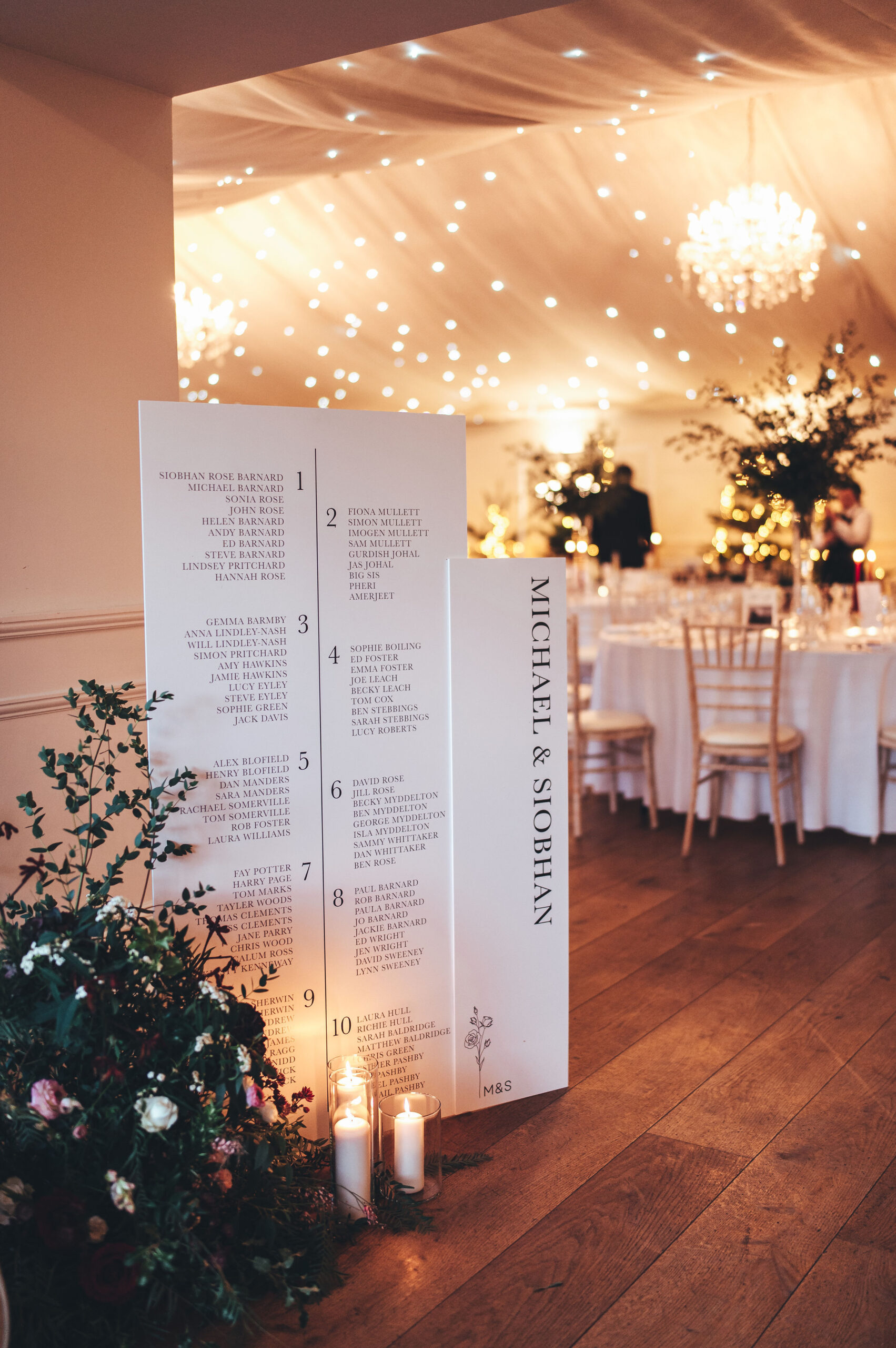 Festive Christmas Wedding at luxury UK venue Iscoyd Park by Inverve Photography