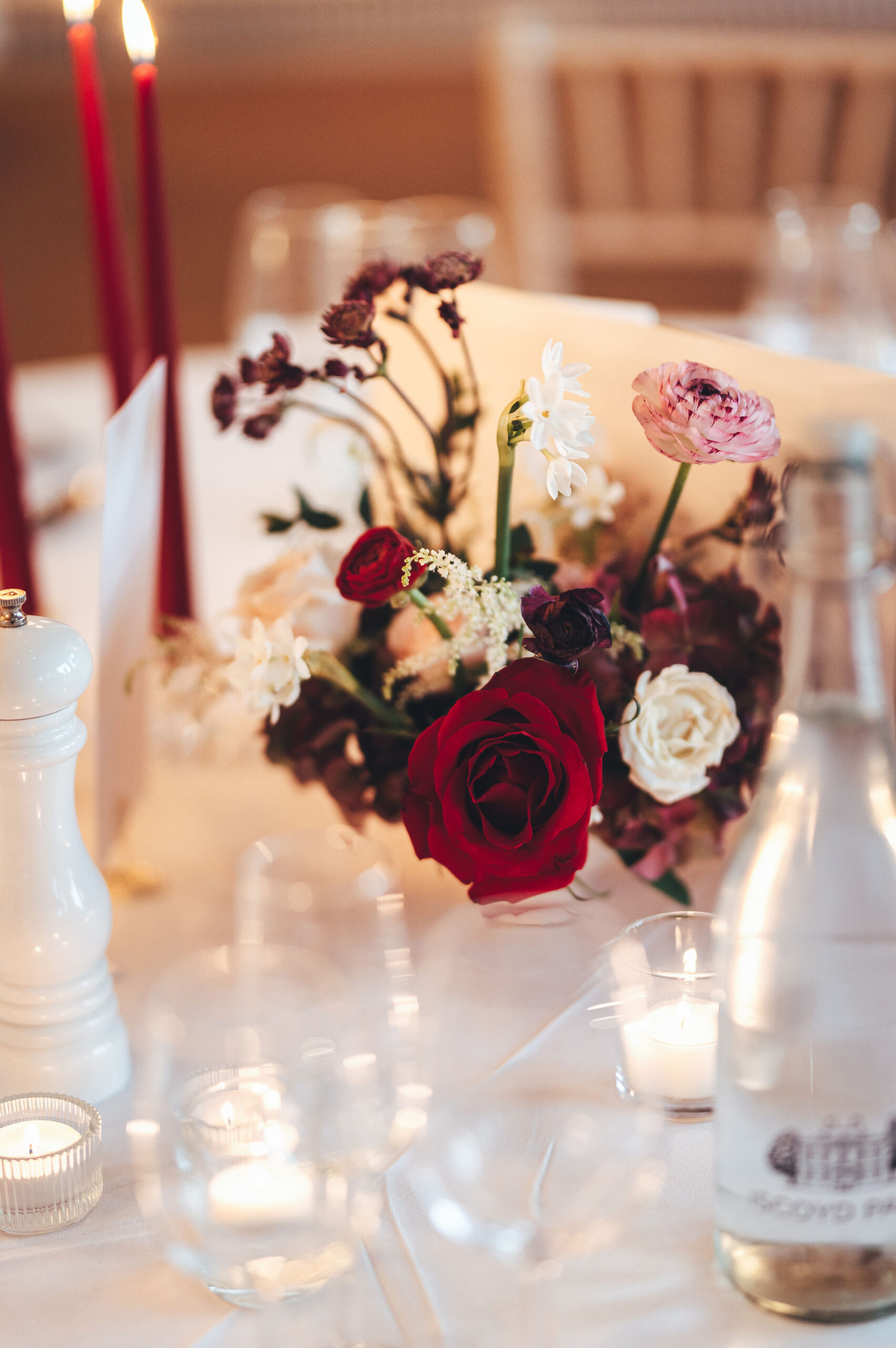 Festive Christmas Wedding at luxury UK venue Iscoyd Park by Inverve Photography