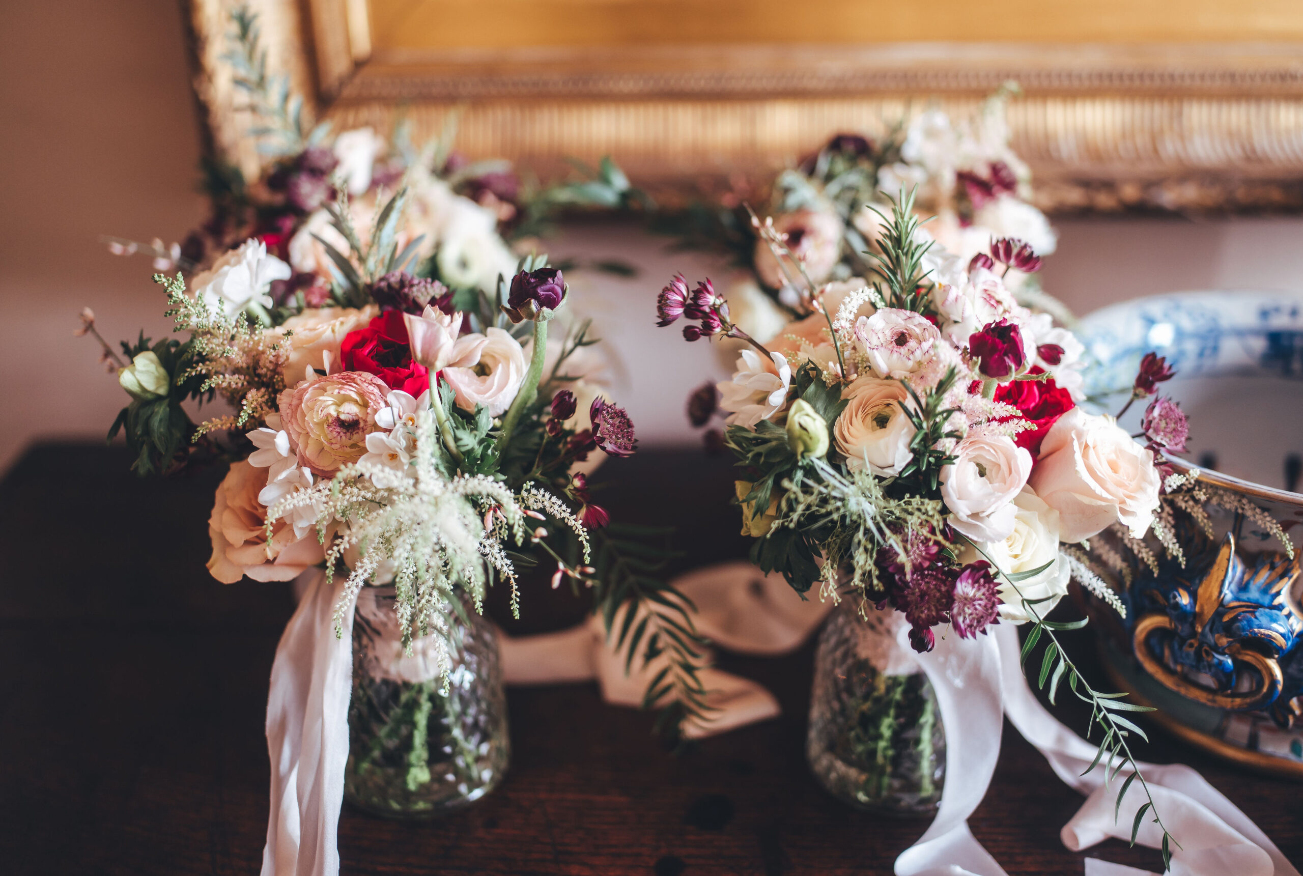 Festive Christmas Wedding at luxury UK venue Iscoyd Park by Inverve Photography