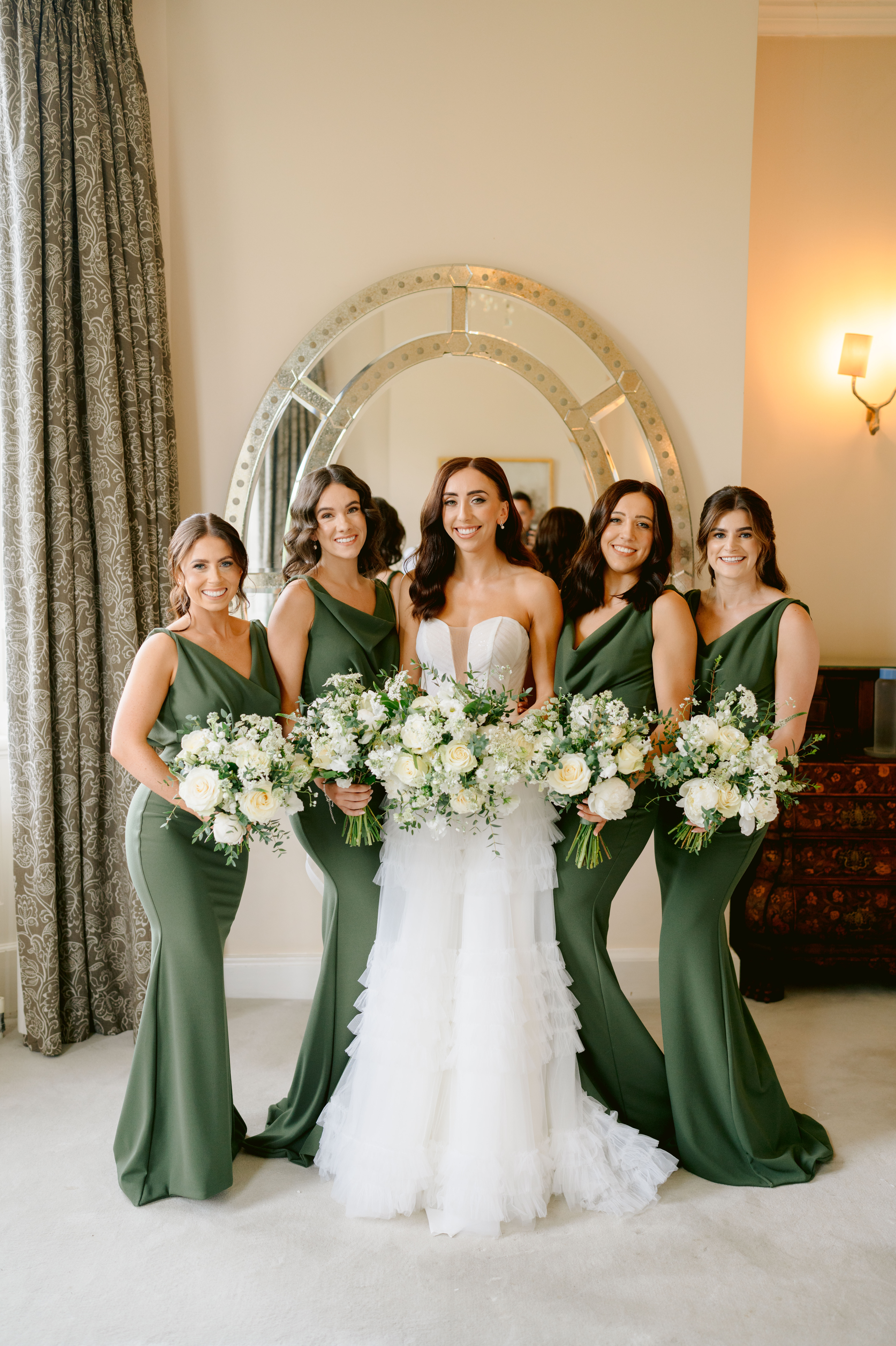 Don't miss this sequinned jumpsuit, sparkler exit, sexy wedding at Iscoyd Park by Tobiah Tayo Photography