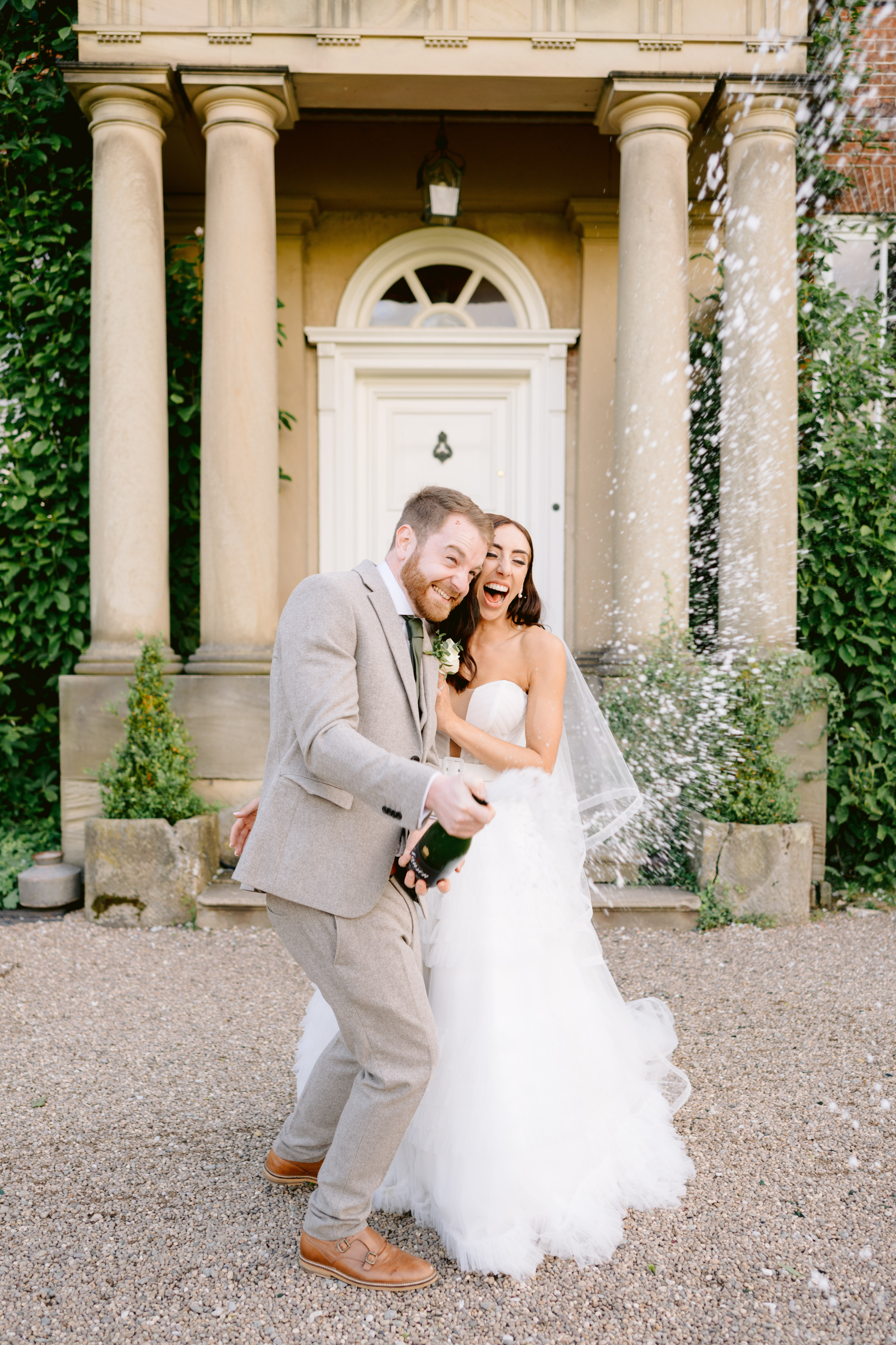 Don't miss this sequinned jumpsuit, sparkler exit, sexy wedding at Iscoyd Park by Tobiah Tayo Photography
