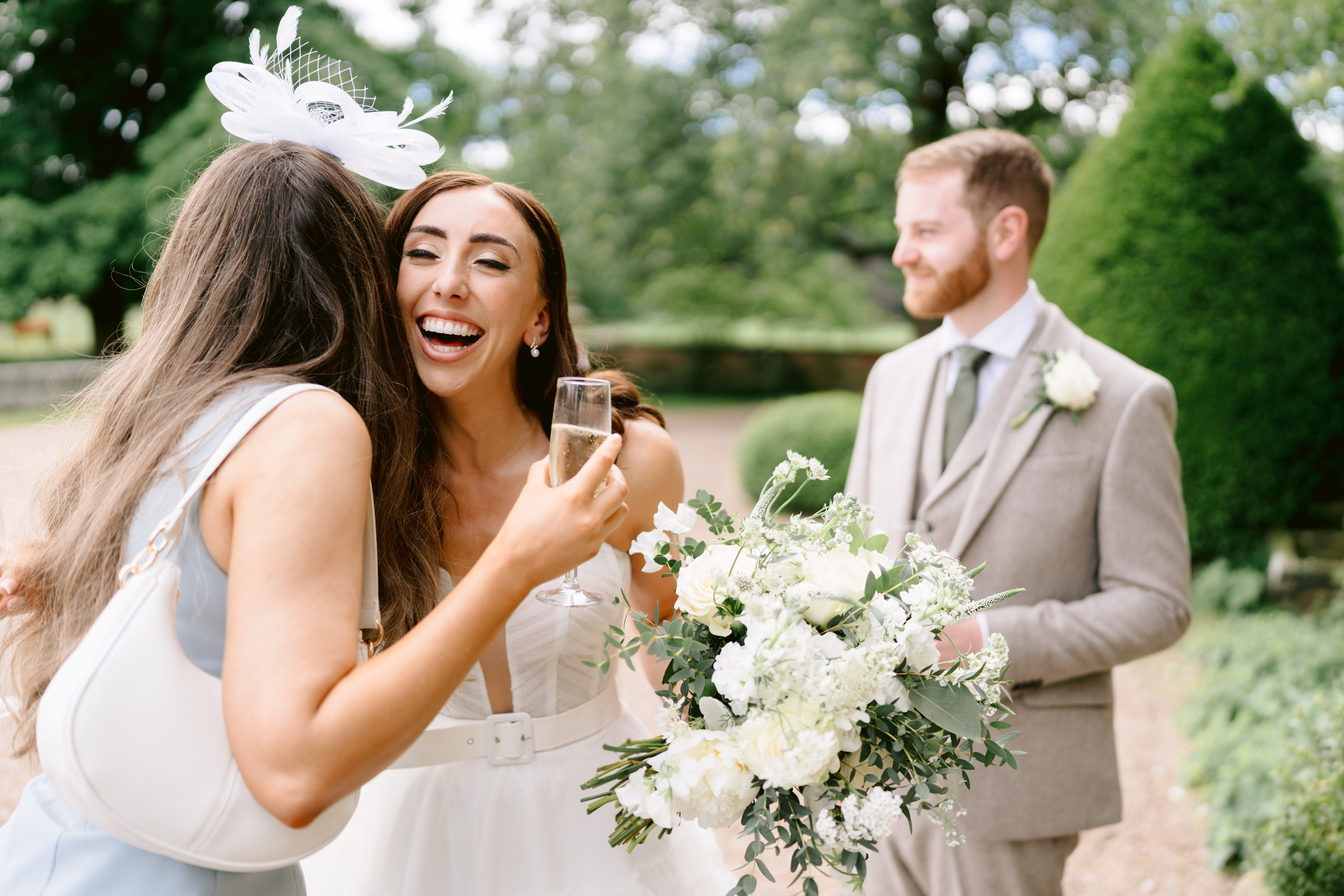 Don't miss this sequinned jumpsuit, sparkler exit, sexy wedding at Iscoyd Park by Tobiah Tayo Photography