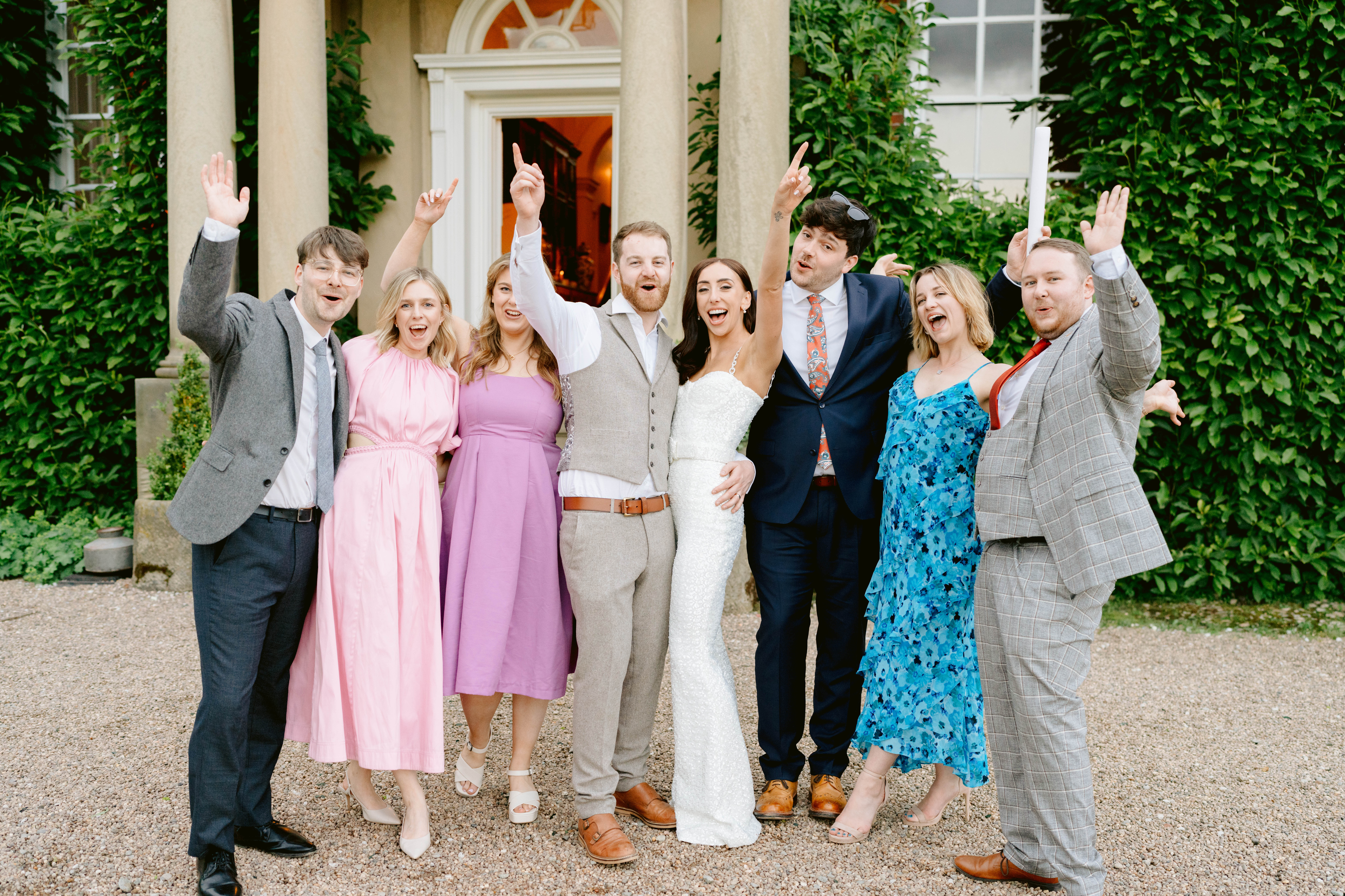 Don't miss this sequinned jumpsuit, sparkler exit, sexy wedding at Iscoyd Park by Tobiah Tayo Photography