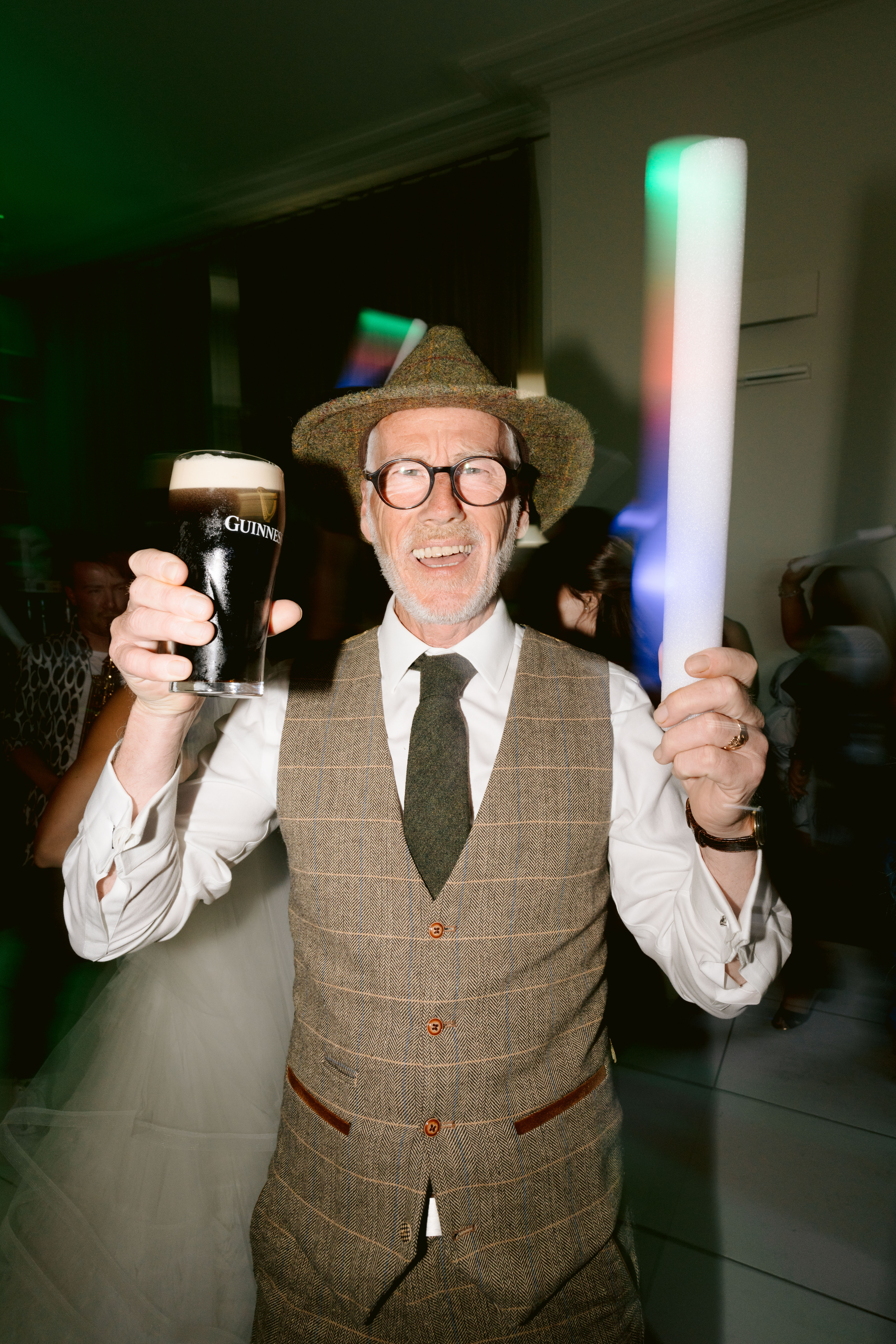 Don't miss this sequinned jumpsuit, sparkler exit, sexy wedding at Iscoyd Park by Tobiah Tayo Photography